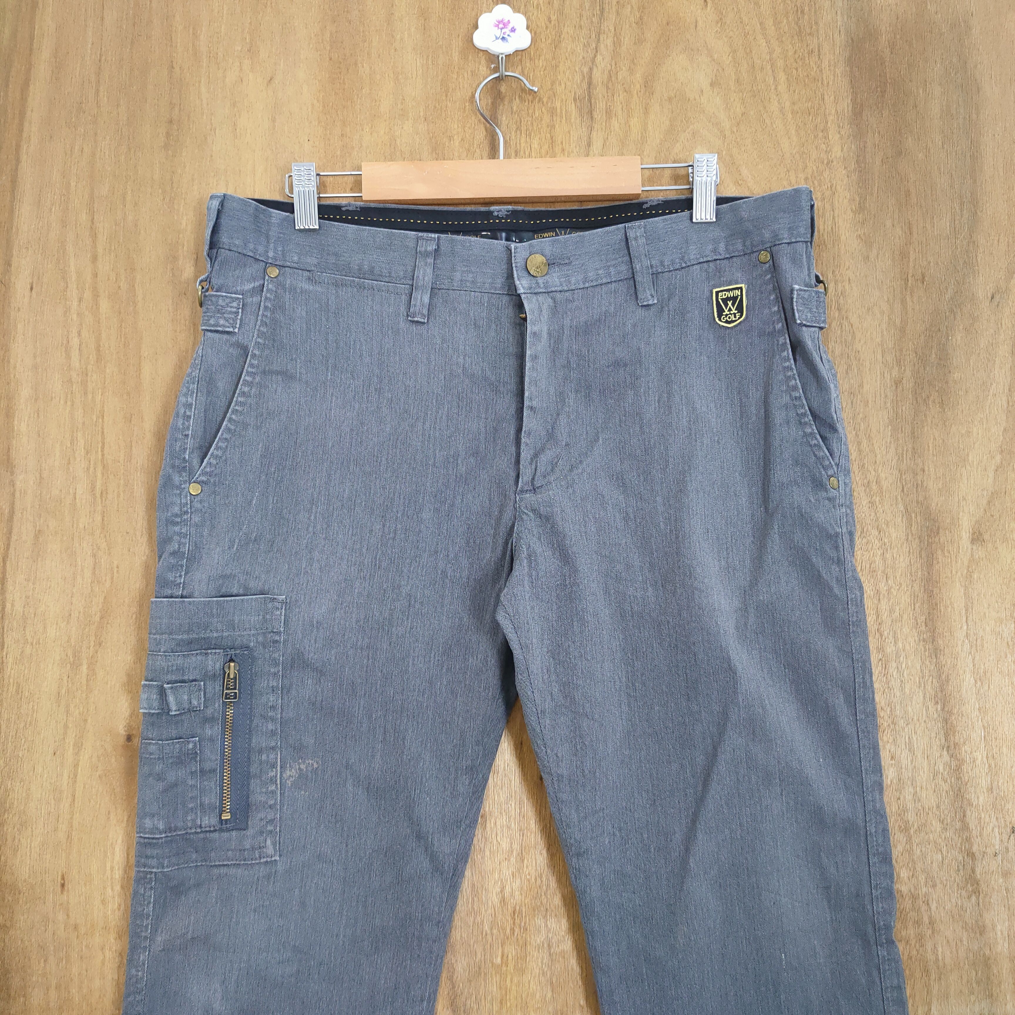 Edwin VINTAGE EDWIN GOLF FLARE CARGO PANTS Size US 32 / EU 48 - 4 Thumbnail