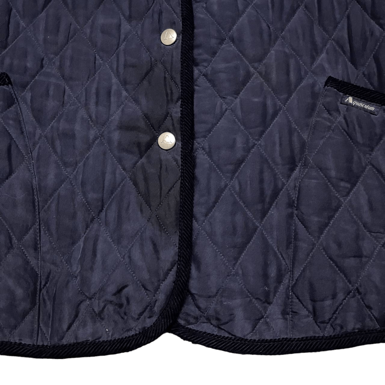 Aquascutum Vintage Aquascutum London Quilted Silk Jacket Corduroy Size US M / EU 48-50 / 2 - 6 Thumbnail