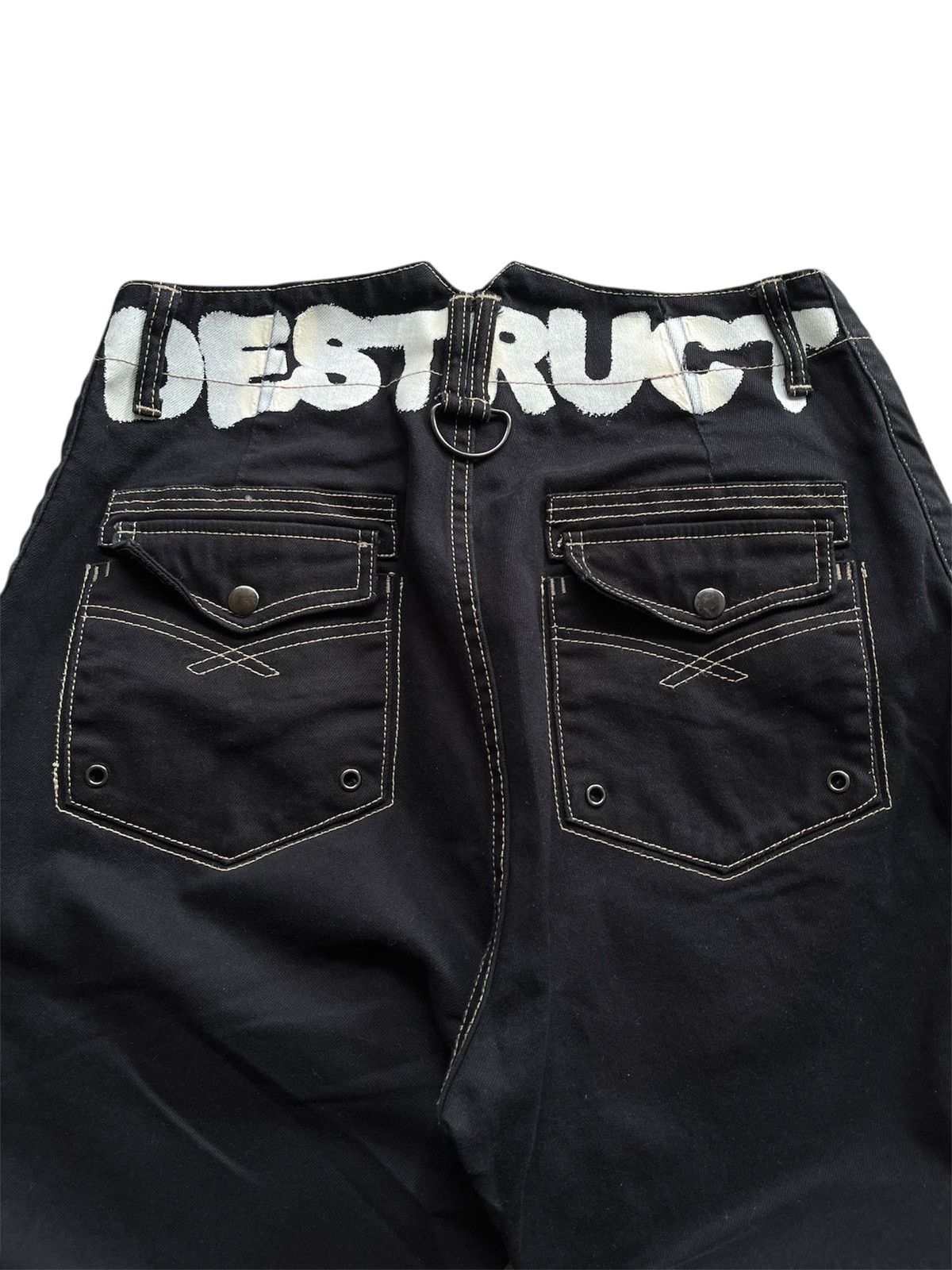 PPFM PPFM Destruct Strap Pants Punk Style Size US 30 / EU 46 - 3 Thumbnail