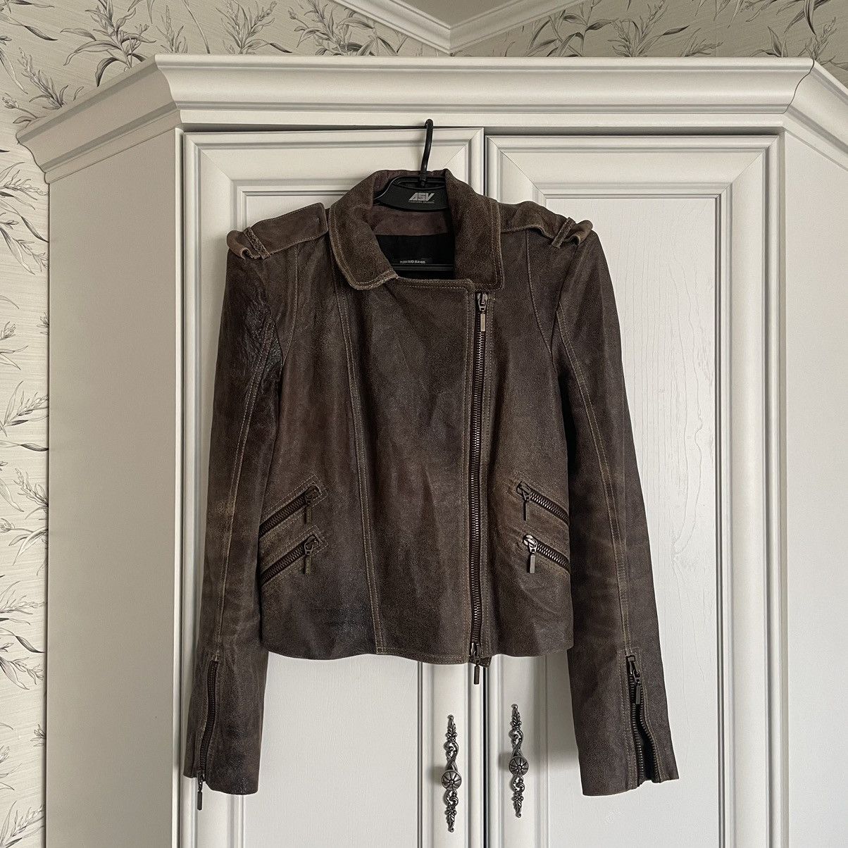 plein sud Plein Sud Rare Faded Biker Jacket Size M / US 6-8 / IT 42-44 - 1 Thumbnail