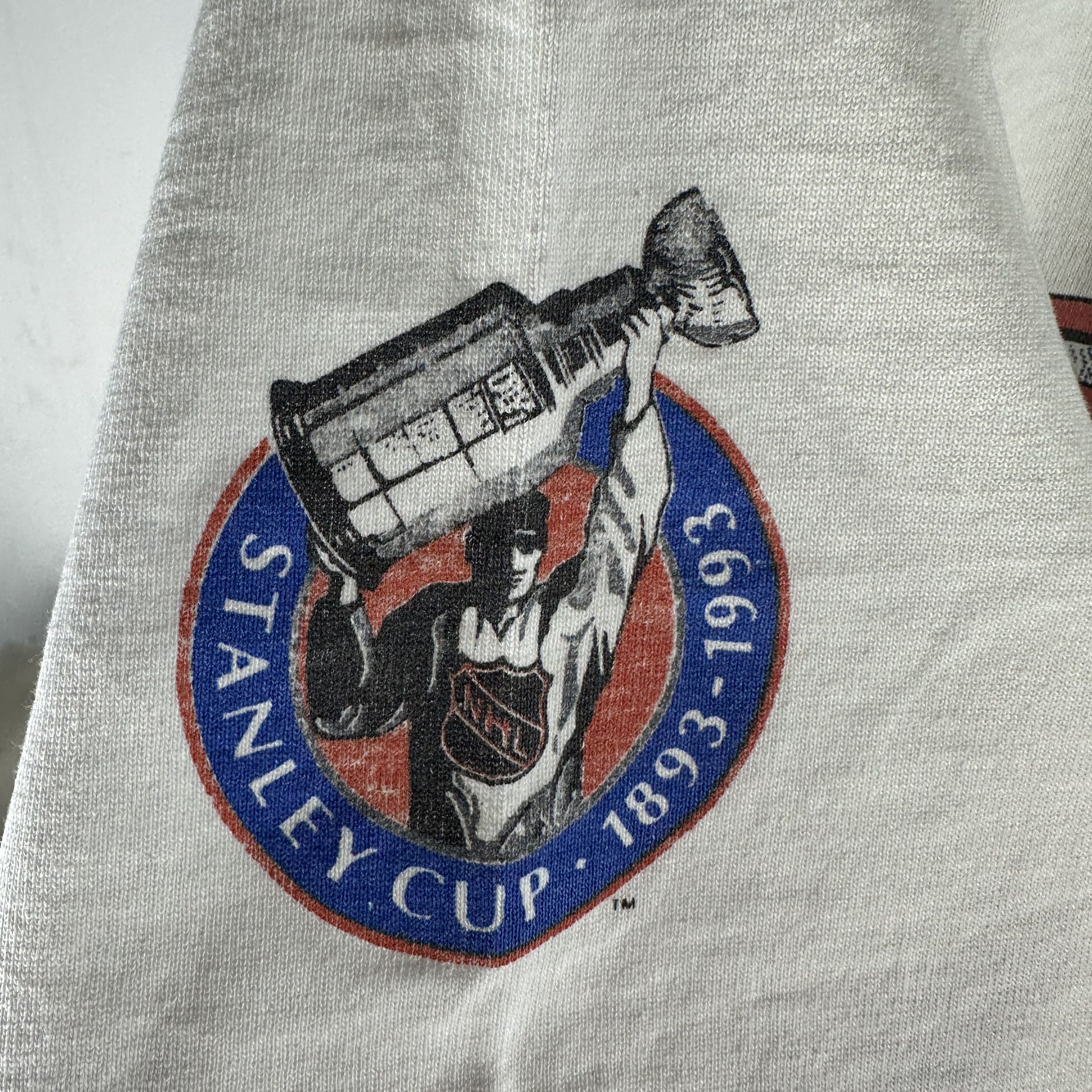 Vintage ​1992 Toronto Maple Leafs Bulletin Athletic NHL AOP​ T-Shirt Size US XL / EU 56 / 4 - 8 Thumbnail