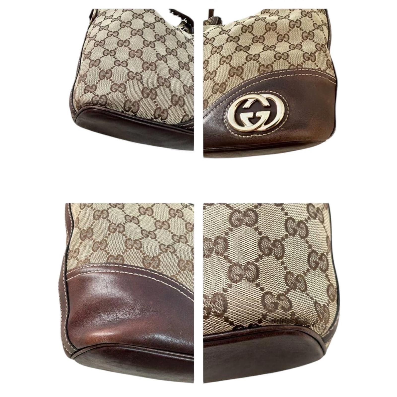 Other Gucci - Monogram Canvas Leather Shoulder Bag Size ONE SIZE - 8 Thumbnail