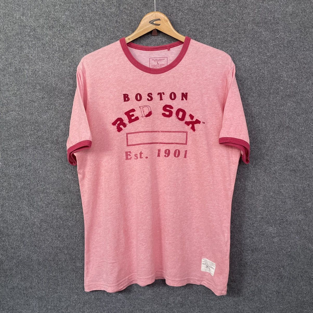 MLB MLB x Boston Red Sox Ringer T Shirt Size US XL / EU 56 / 4 - 1 Thumbnail