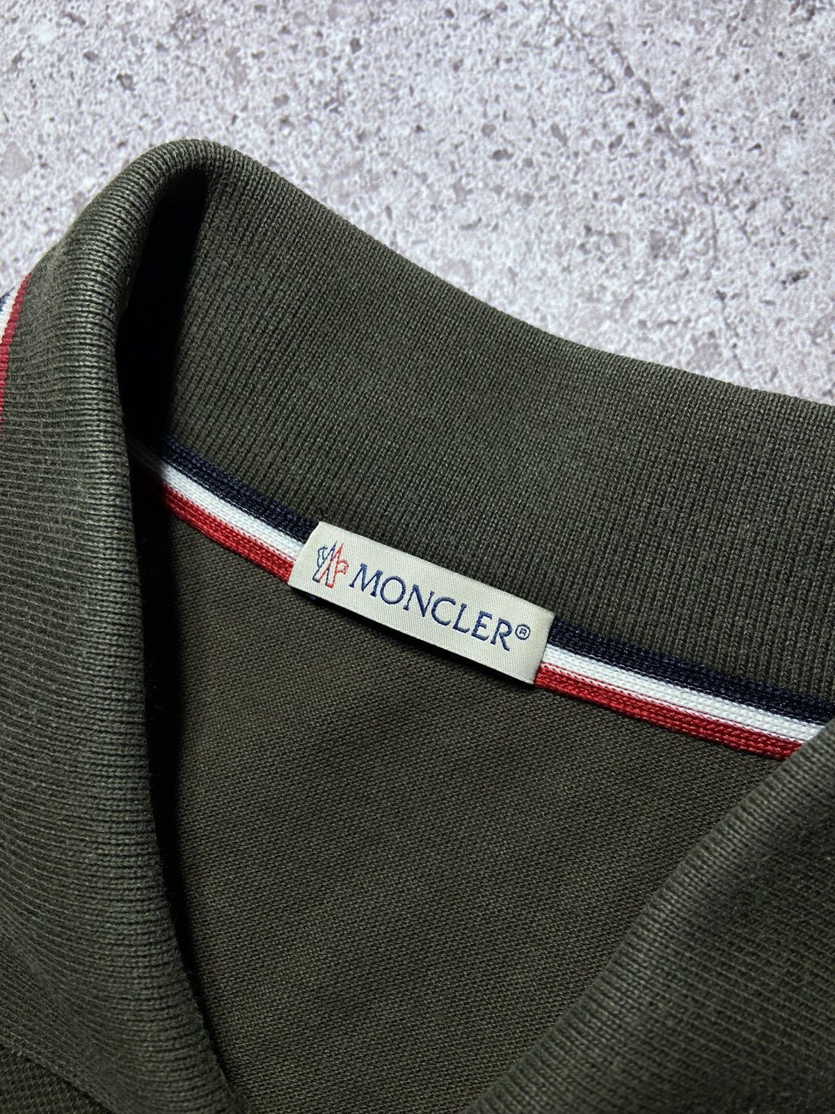 Moncler 💥Moncler khaki polo t-shirt‼️ Size US M / EU 48-50 / 2 - 5 Thumbnail