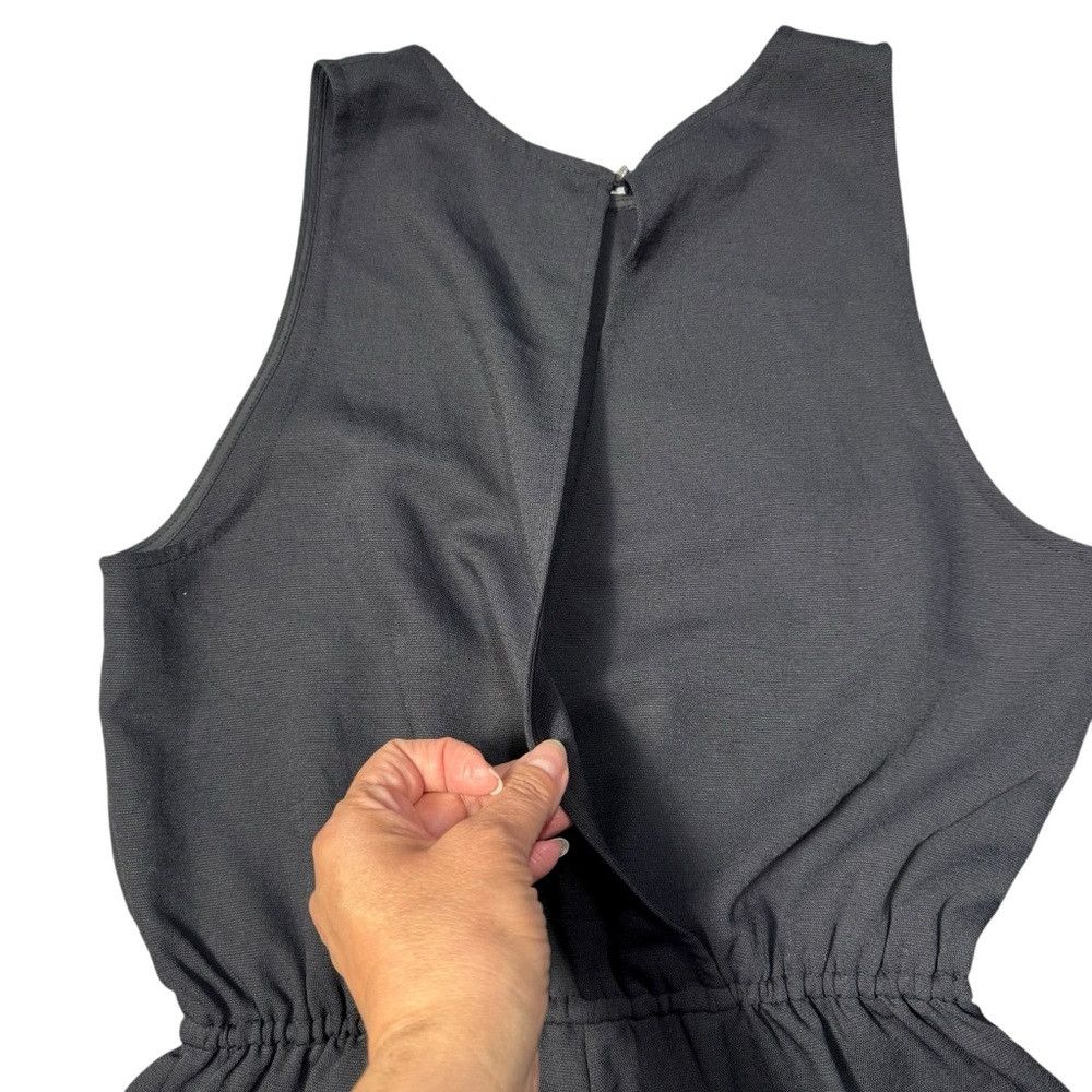 Aritzia Wilfred Aritzia Rive Black Sleeveless Shorts Romper Size L Size 36" / US 14 / IT 50 - 5 Thumbnail