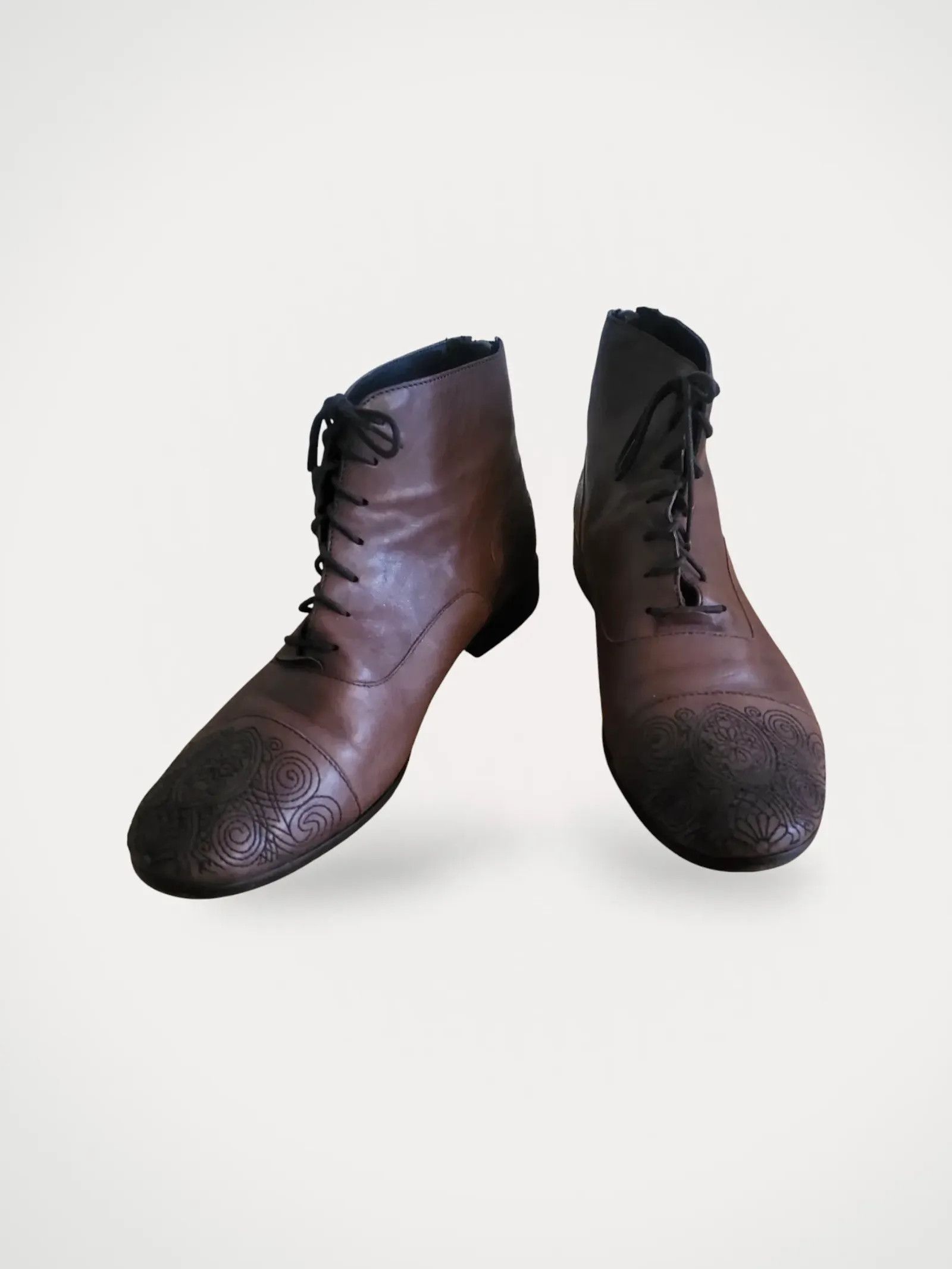 Vintage Vintage Lace up boots Size US 9 / IT 39 - 1 Thumbnail