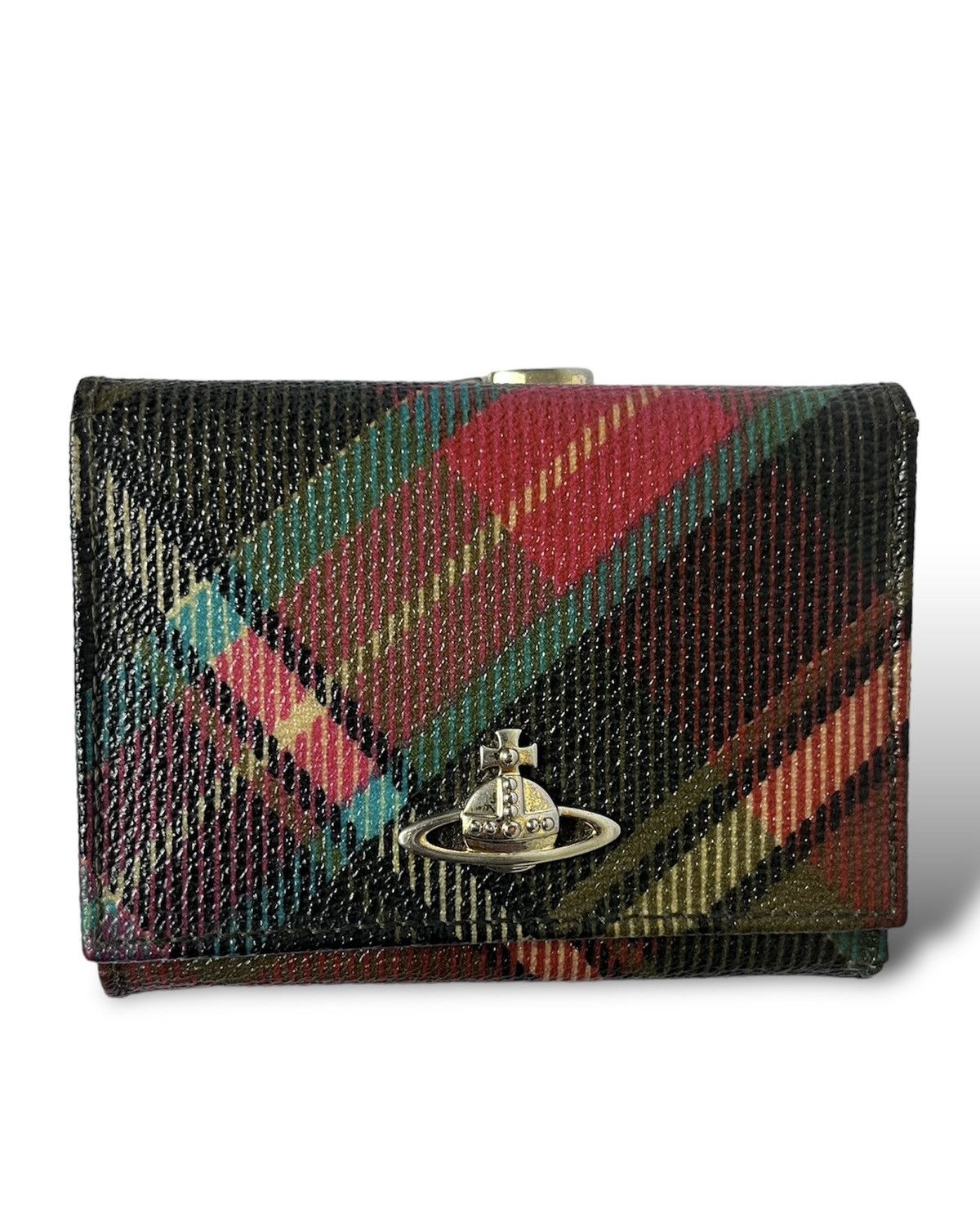 VIVIENE WESTWOOD tartan wallet