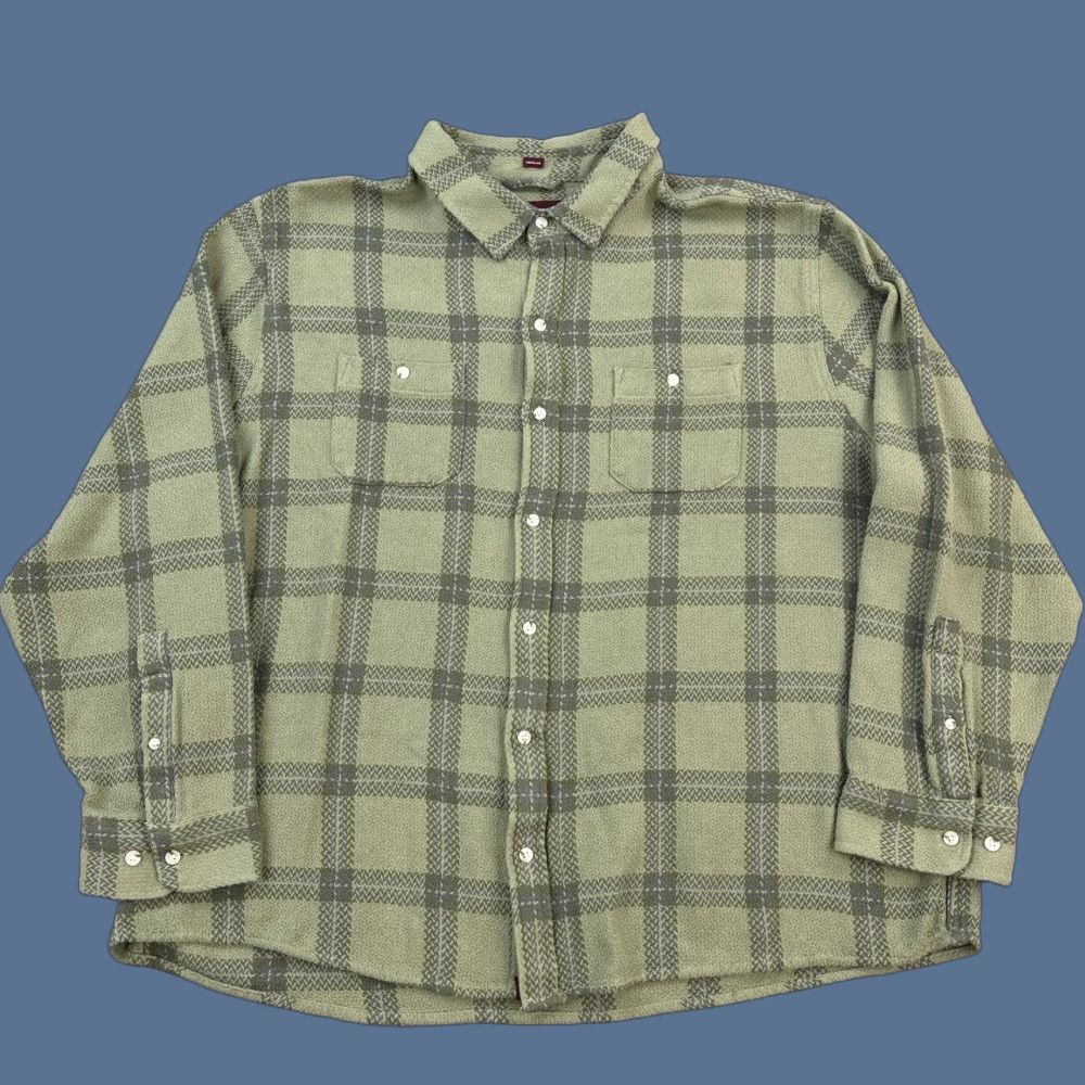 Vintage Alesbury Shirt Mens 3XL Tall Green Plaid Flannel Regular Fit Button Up Classic Shirts Mens 3XL Tall Green Plaid Flannel Button-Up Classic Size US XXL / EU 58 / 5 - 1 Thumbnail