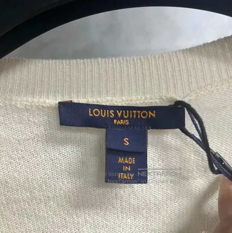 Louis Vuitton Louis Vuitton White Wool Women's Sweater . Size S / US 4 / IT 40 - 2 Thumbnail