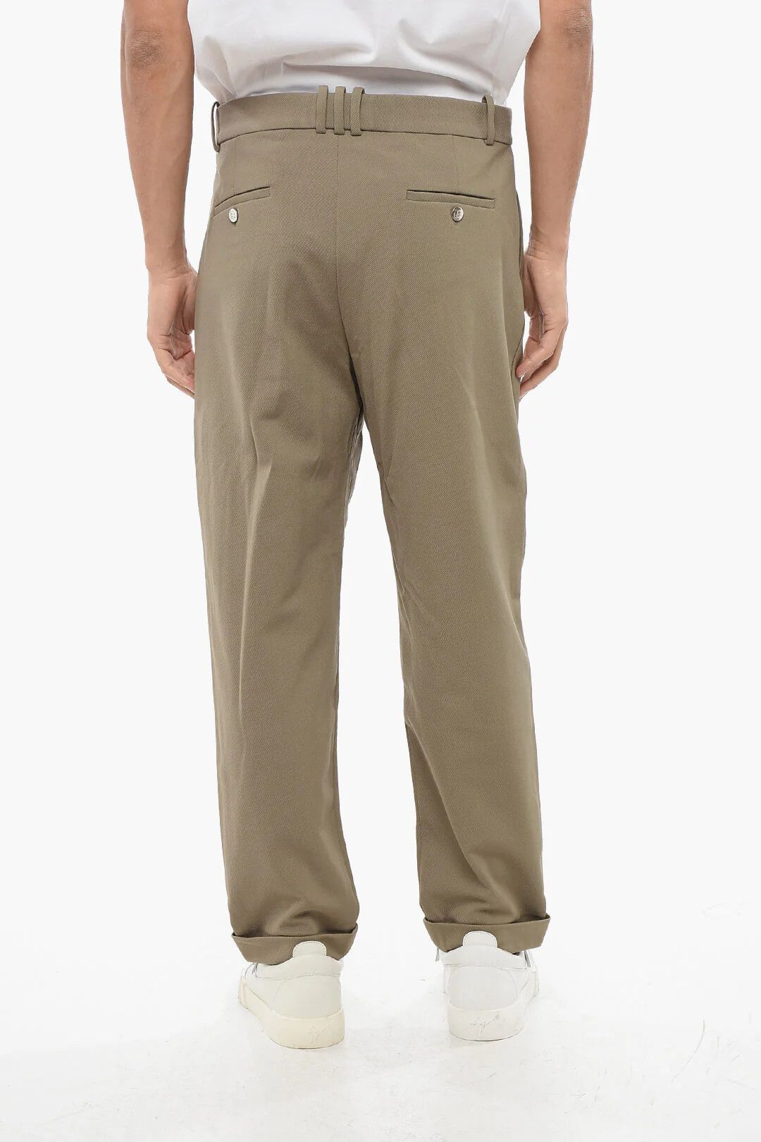 Balmain og1mm0326 Straight-Fit Pant in Green Size US 34 / EU 50 - 2 Thumbnail