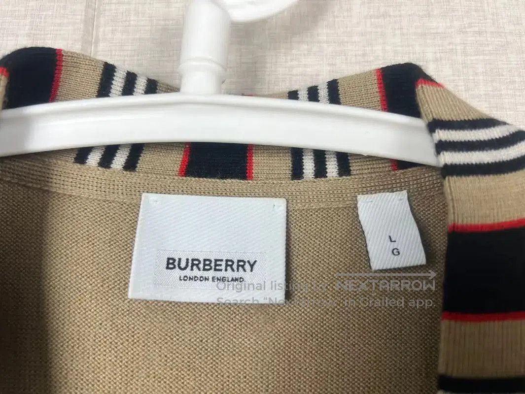 Burberry Burberry Camel Wool Women's Cardigan. Size L / US 10 / IT 46 - 4 Thumbnail