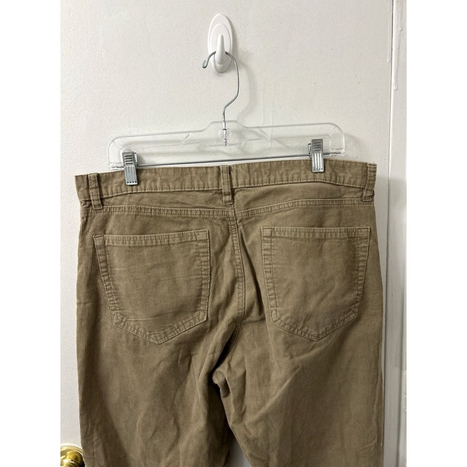 Banana Republic Banana Republic Pants Mens 36x32 Corduroy Straight Leg Tan Brown 5-Pocket Zipper Button Chino Casual Workwear Size US 36 / EU 52 - 7 Thumbnail