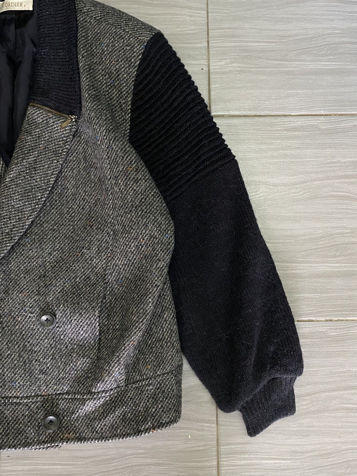 Japanese Brand Vtg Cordier Wool Bomber Jacket Style Size US M / EU 48-50 / 2 - 9 Thumbnail