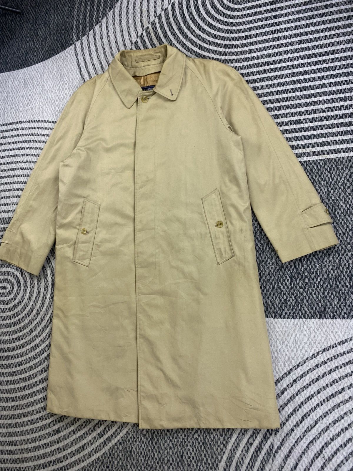 Burberry Vintage Burberrys Nova Checked Trench Coat Size US L / EU 52-54 / 3 - 5 Thumbnail