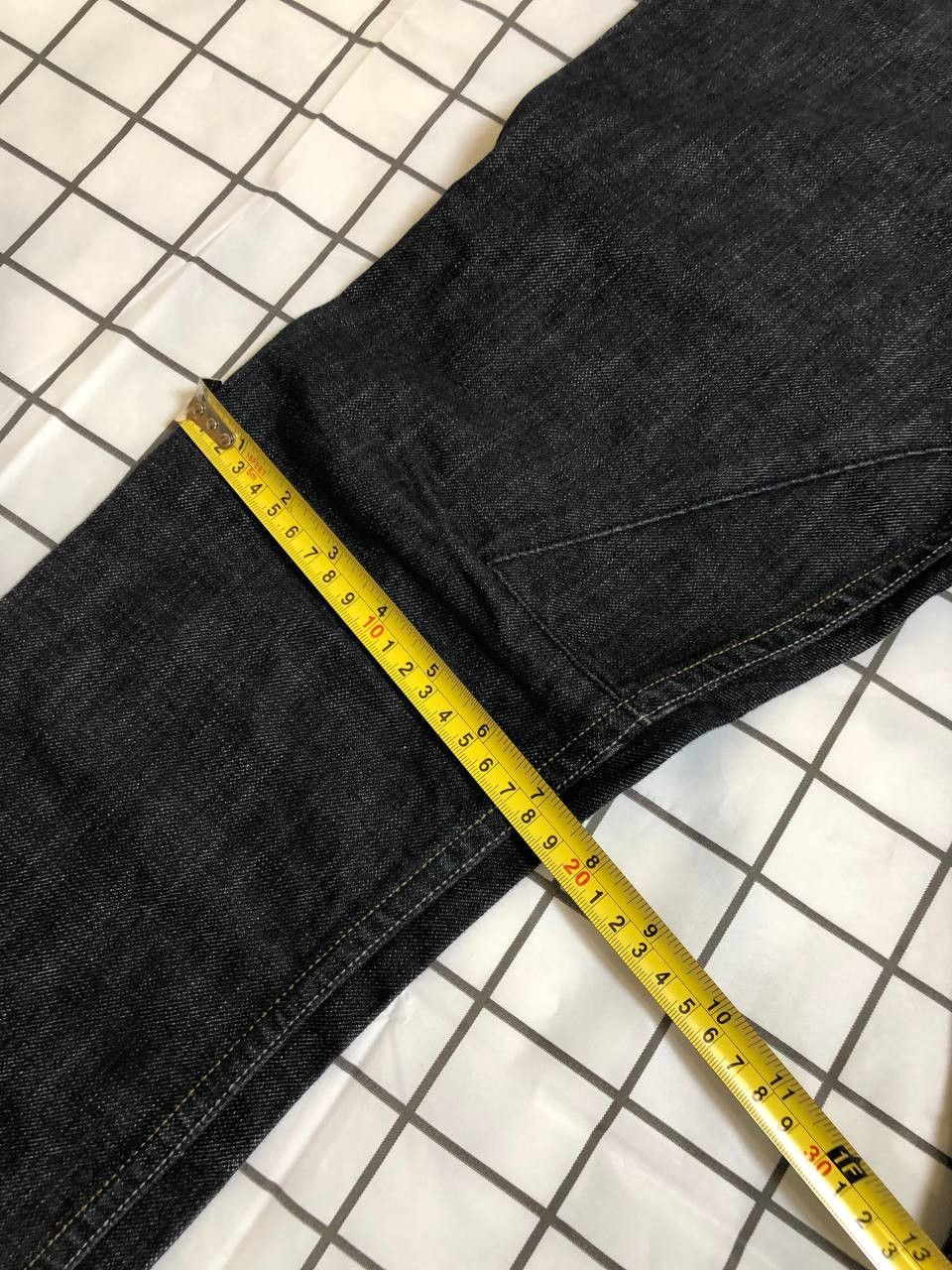 Allsaints ALLSAINTS men's blue Denim button fly Lou Runner Size US 34 / EU 50 - 3 Thumbnail