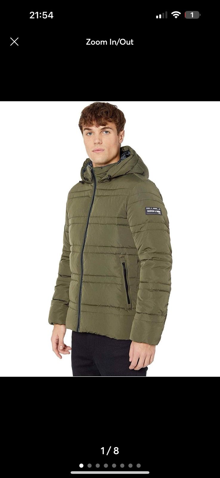 Scotch & Soda Scotch & Soda XL Men's Classic Hooded Primaloft Jacket Size US XL / EU 56 / 4 - 8 Thumbnail