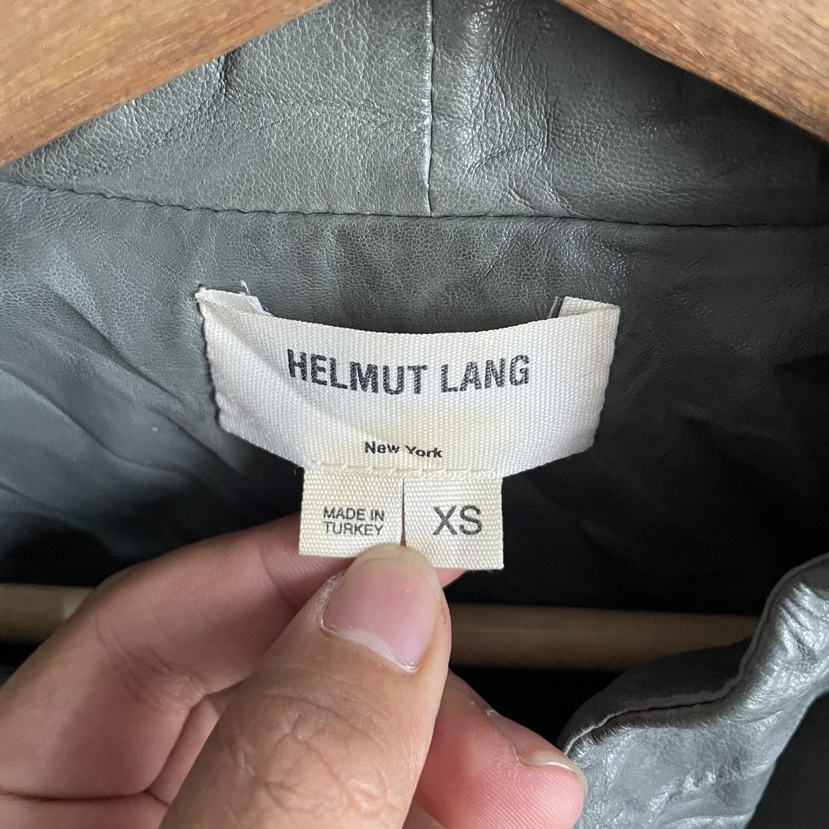 Helmut Lang Helmut Lang Leather Jacket Size US S / EU 44-46 / 1 - 4 Thumbnail