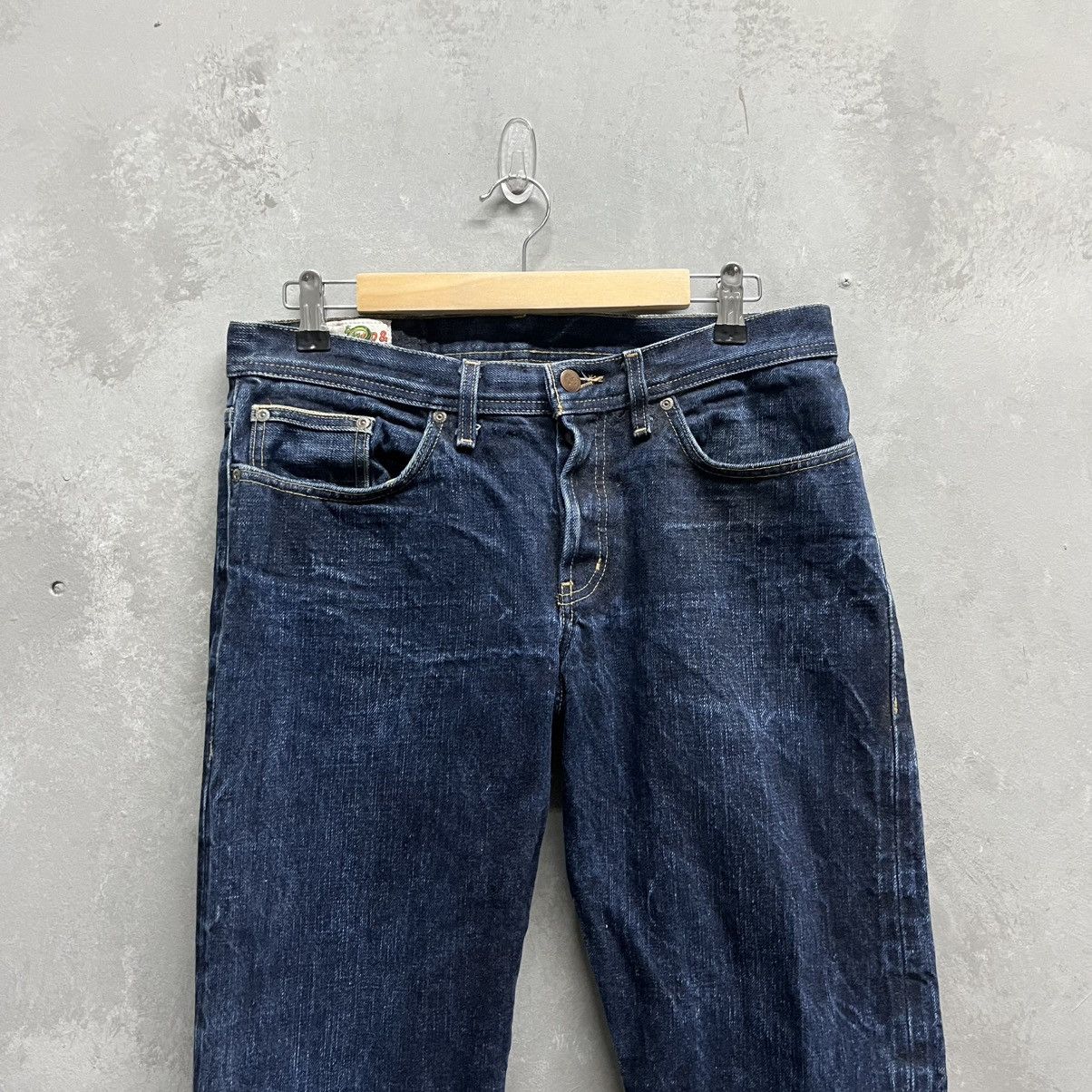 Naked & Famous Naked & Famous x Dragon Ball Z “Vegeta” Selvedge Denim Rare Size US 34 / EU 50 - 23 Thumbnail
