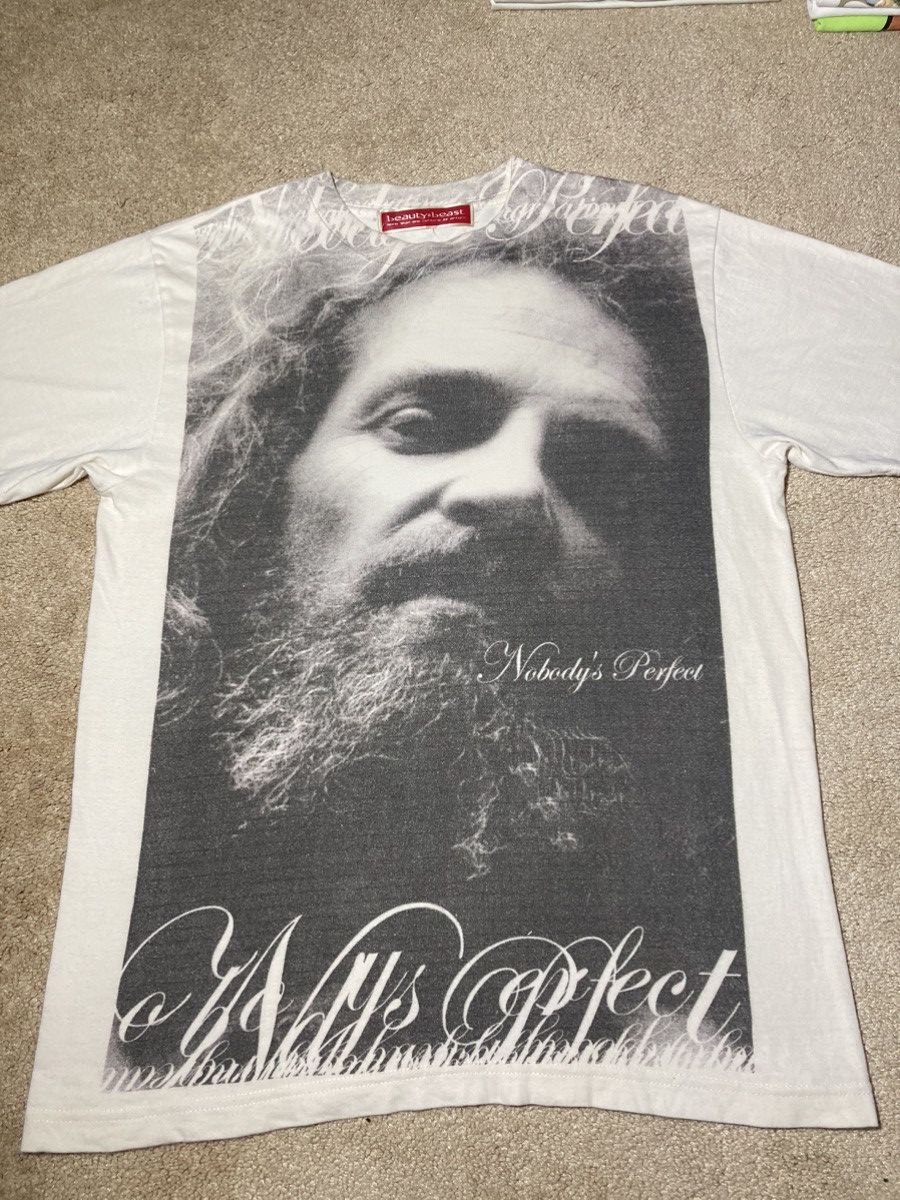 20471120 × Beauty Beast × Japanese Brand 2000 Beauty:Beast Nobody’s Perfect Man Face Tee 90s Script Size US L / EU 52-54 / 3 - 2 Thumbnail