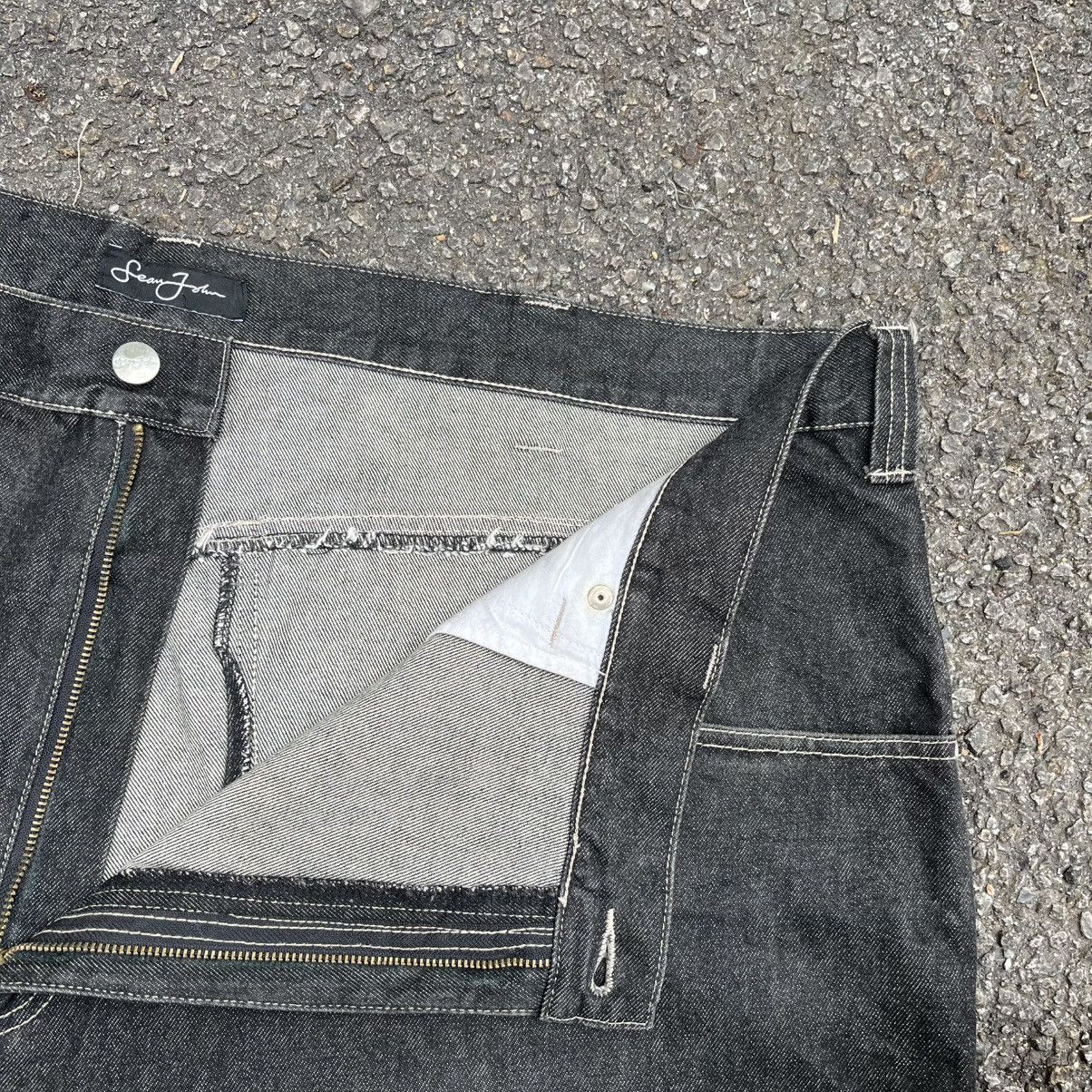 Sean John Size 48 Vintage Y2K Sean John Black Denim Jeans Skater Size US 44 / EU 60 - 6 Thumbnail