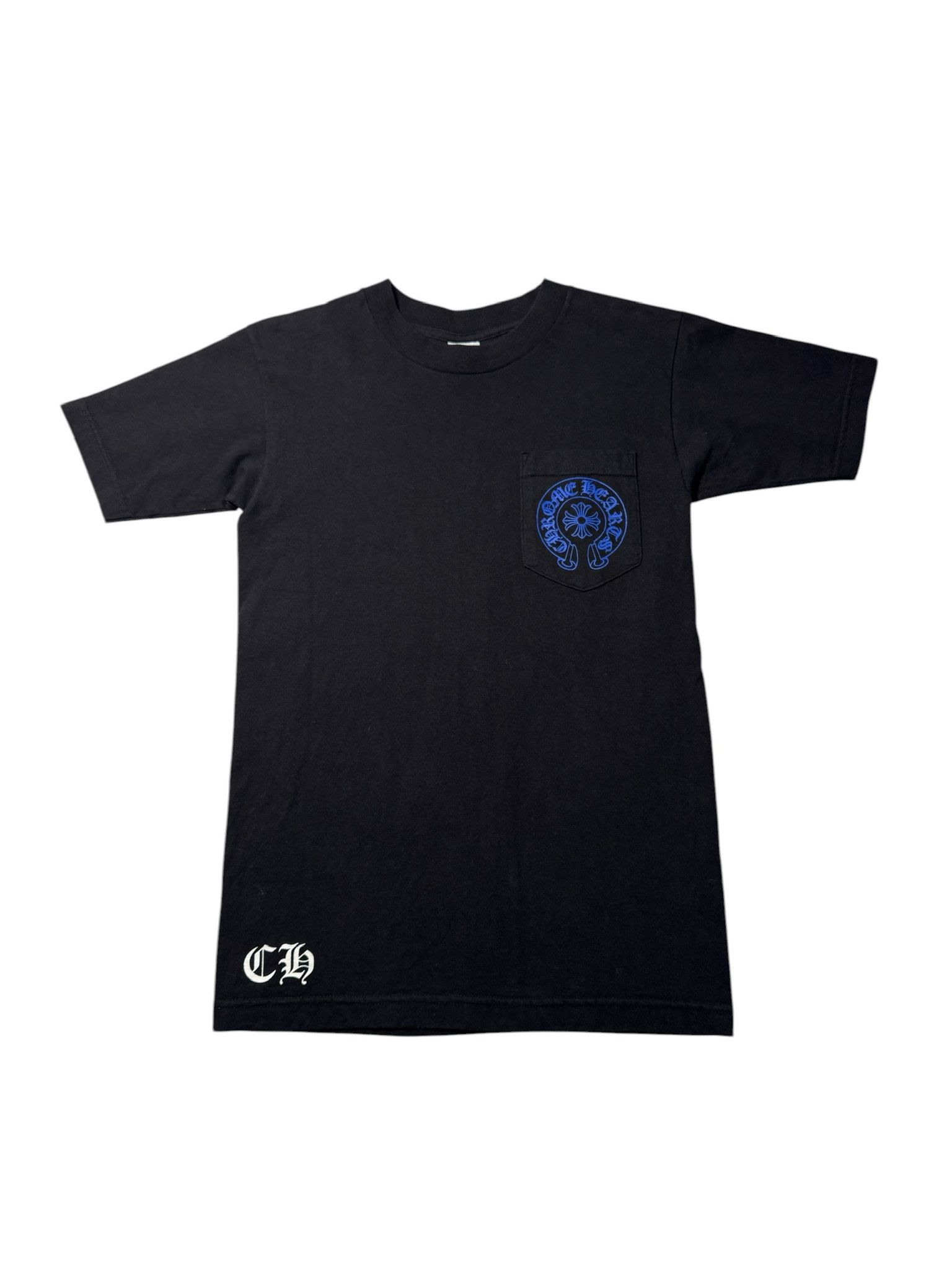 Chrome Hearts Chrome Hearts Vintage Blue Cross Pocket Tee Size US S / EU 44-46 / 1 - 1 Thumbnail