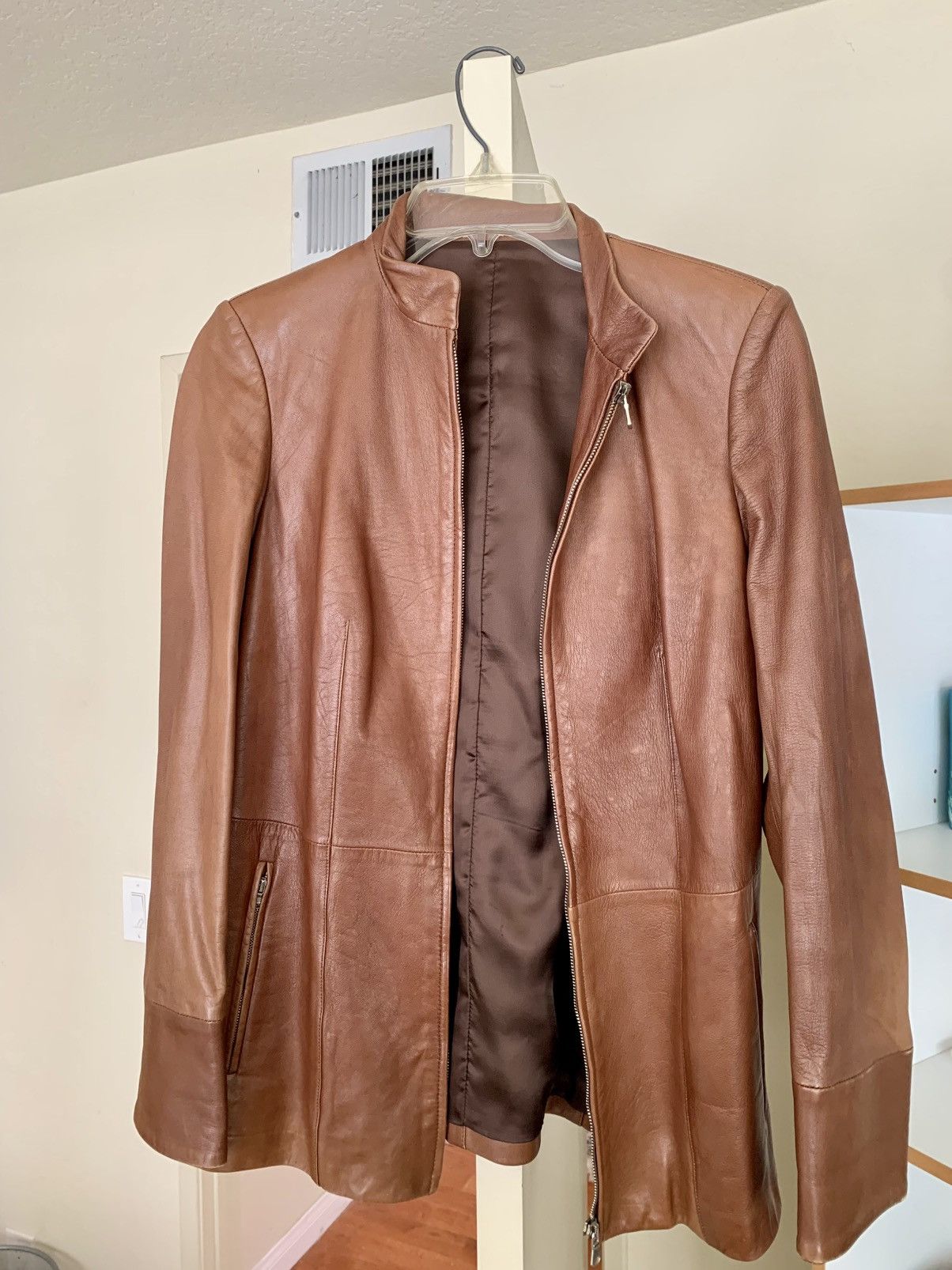 Other Genuine Italian Leather Jacket Size M / US 6-8 / IT 42-44 - 1 Thumbnail