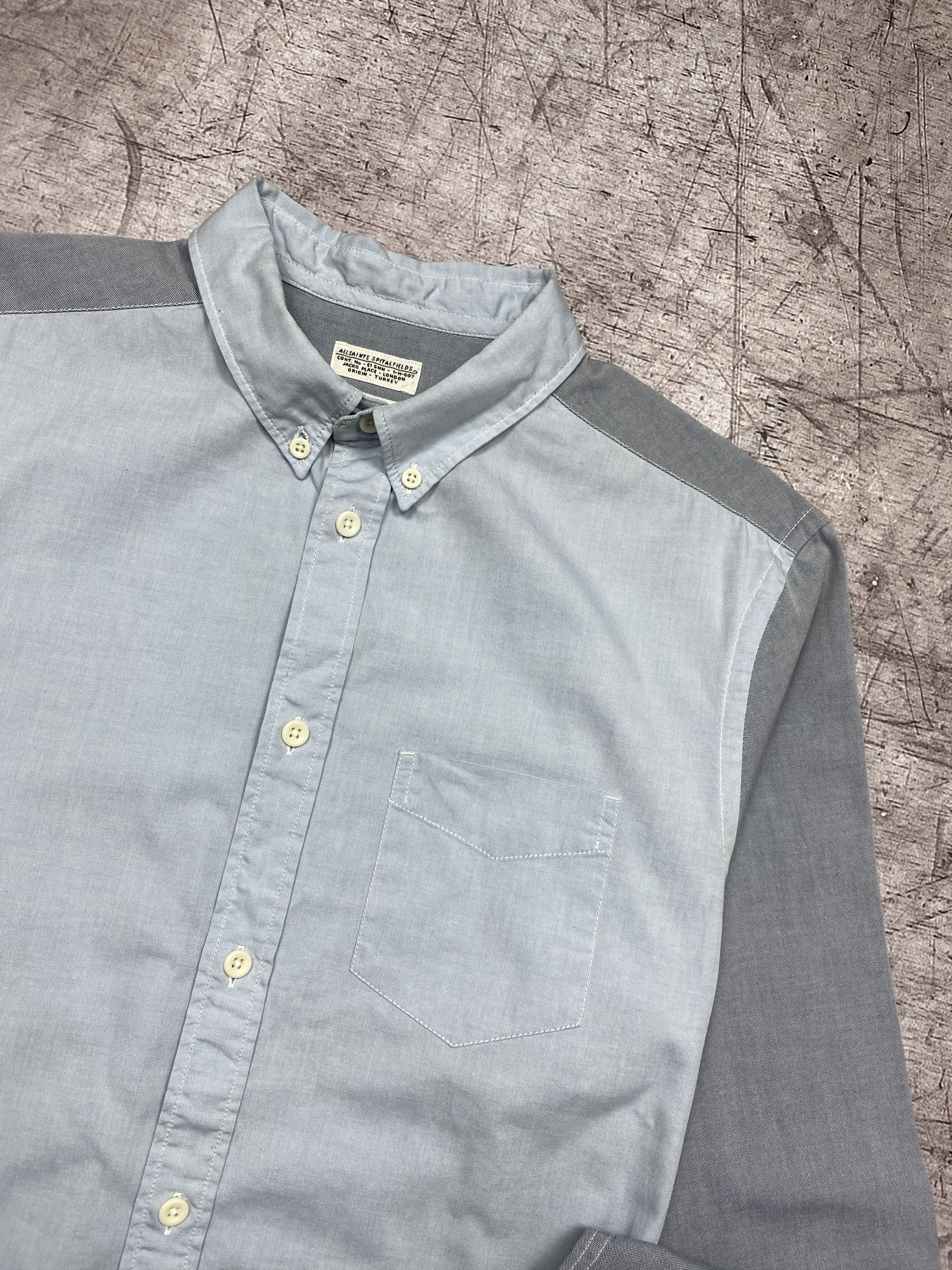 Allsaints × Vintage Allsaints Vintage Mens Emmons Long Sleeve Shirt Size US M / EU 48-50 / 2 - 2 Thumbnail
