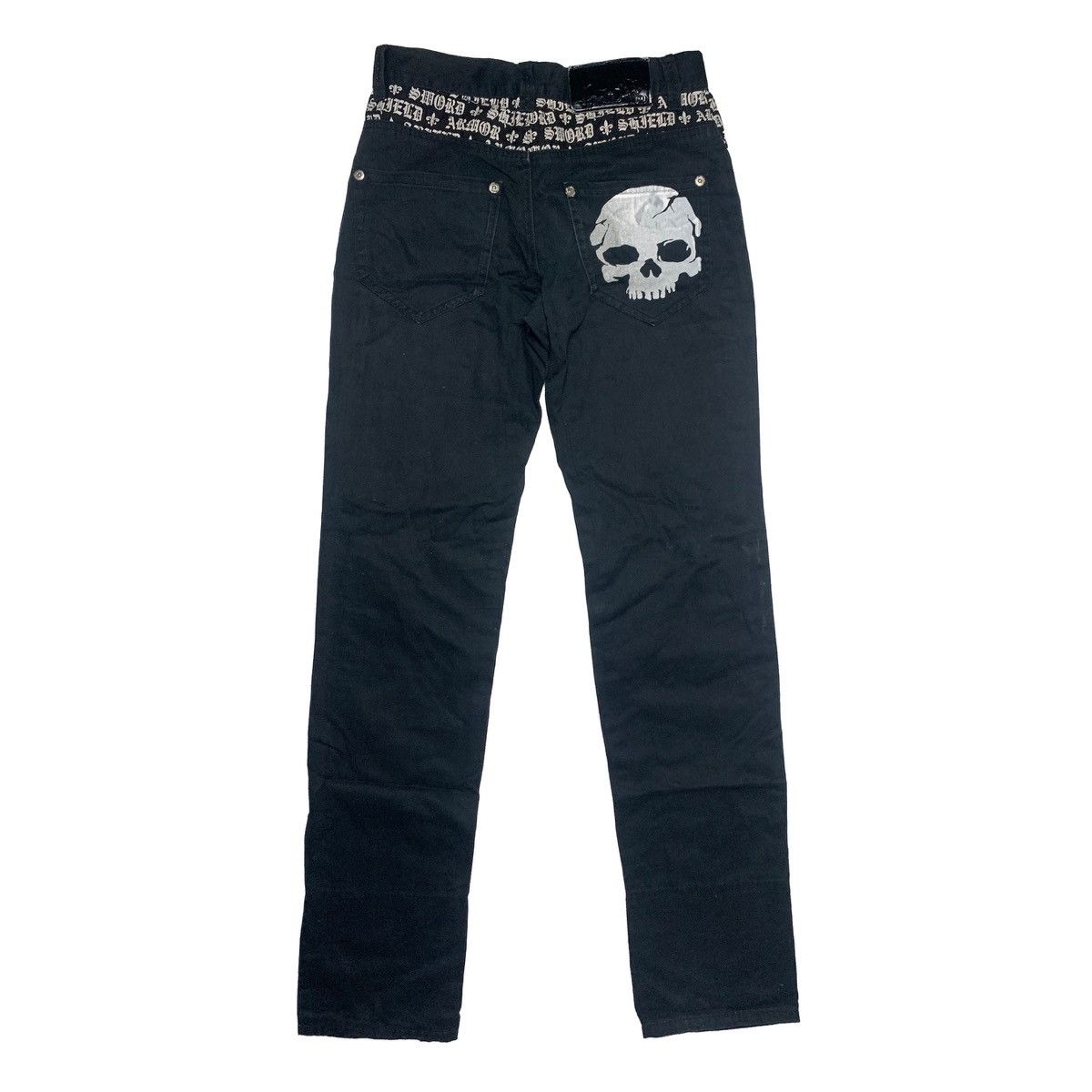 Changes Nothing Changes Skull Print Black Jeans Punk Streetwear W30 Size US 30 / EU 46 - 7 Thumbnail