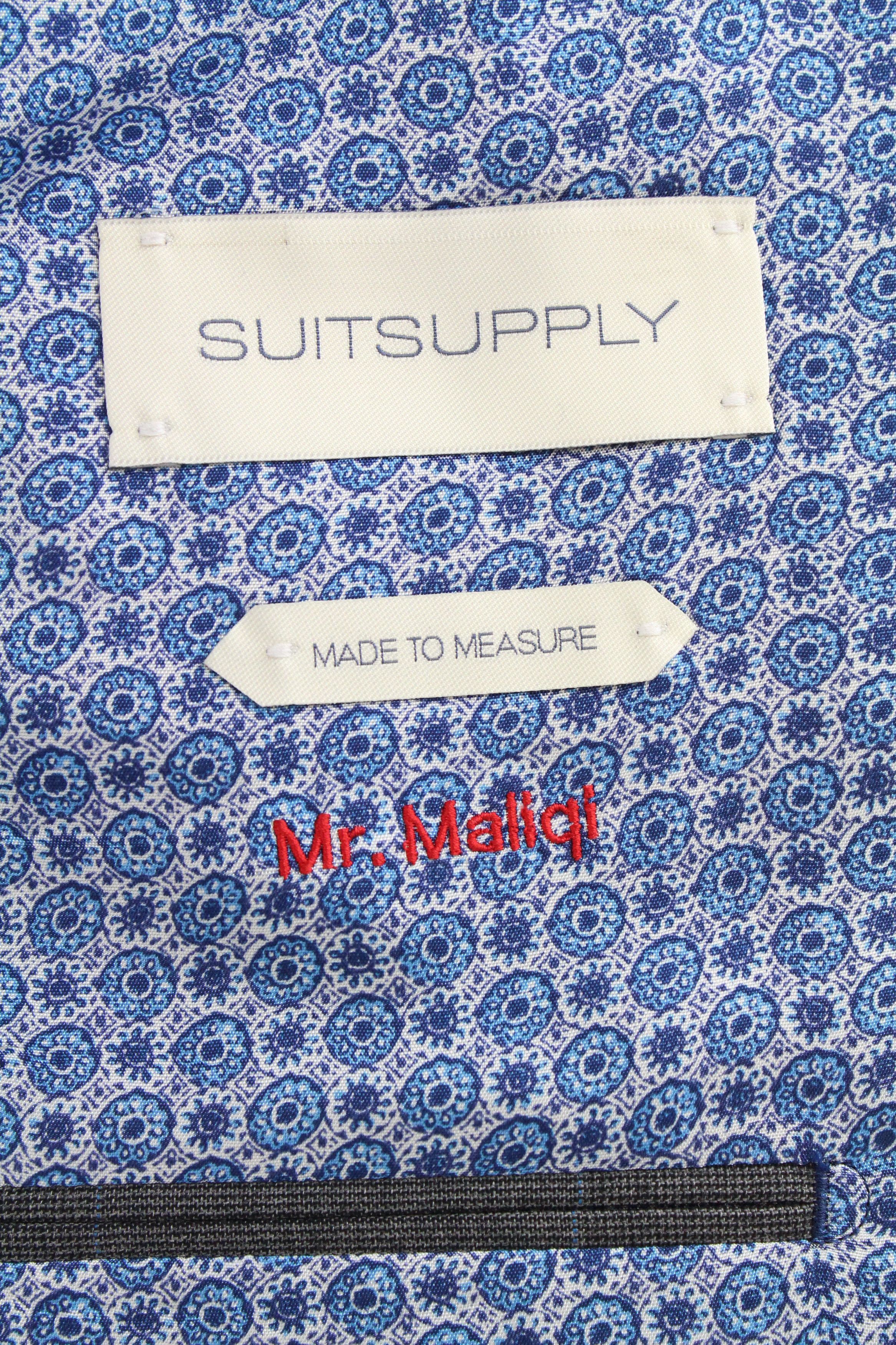 Suitsupply LAZIO UK36 Grey Wool Checked Blazer 61908 Size 36R - 7 Thumbnail
