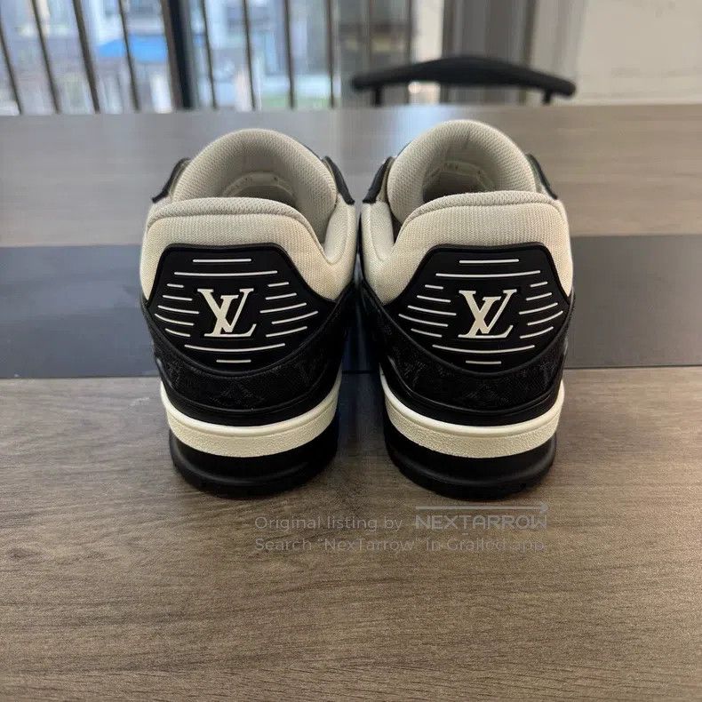 Louis Vuitton Louis Vuitton Trainer black and white cowboy shoes Size US 8 / EU 41 - 4 Thumbnail