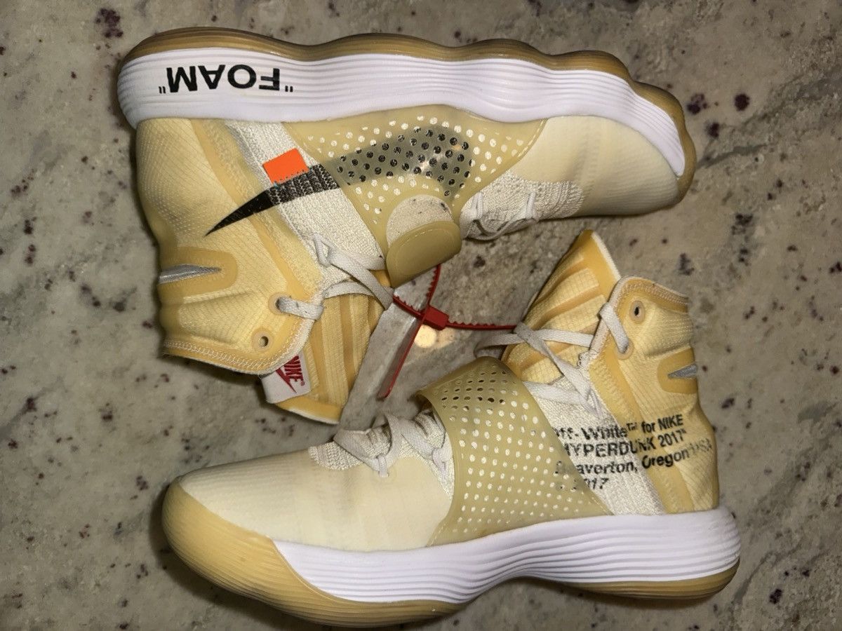 Nike × Off-White Off White x Nike Hyperdunks 2017 Size US 9.5 / EU 42-43 - 5 Thumbnail
