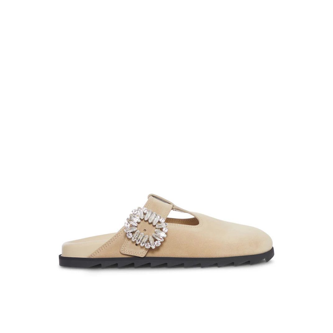 ROGER VIVIER Slidy Viv Dark Beige Mules New & Authentic (Wom
