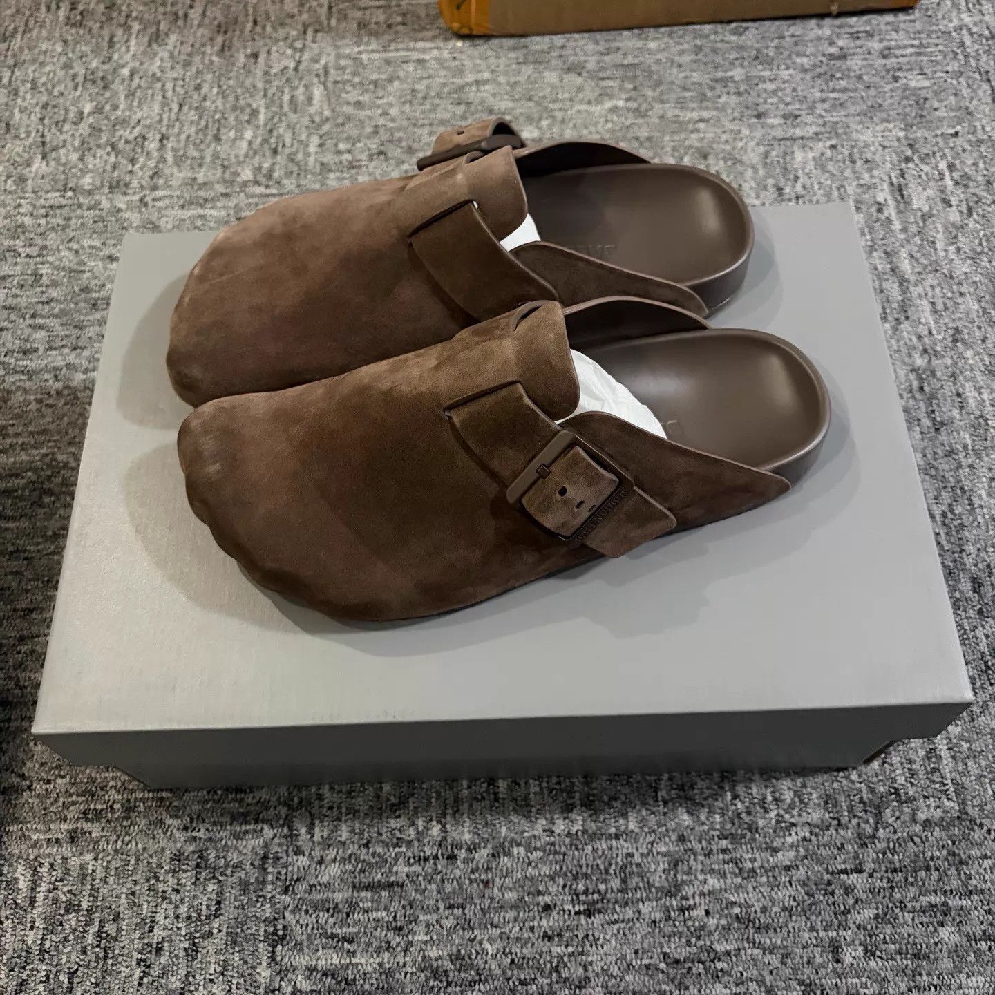 Balenciaga Balenciaga 24ss Sunday Suede Five-toe Birkenstock 44 Size US 11 / EU 44 - 2 Thumbnail