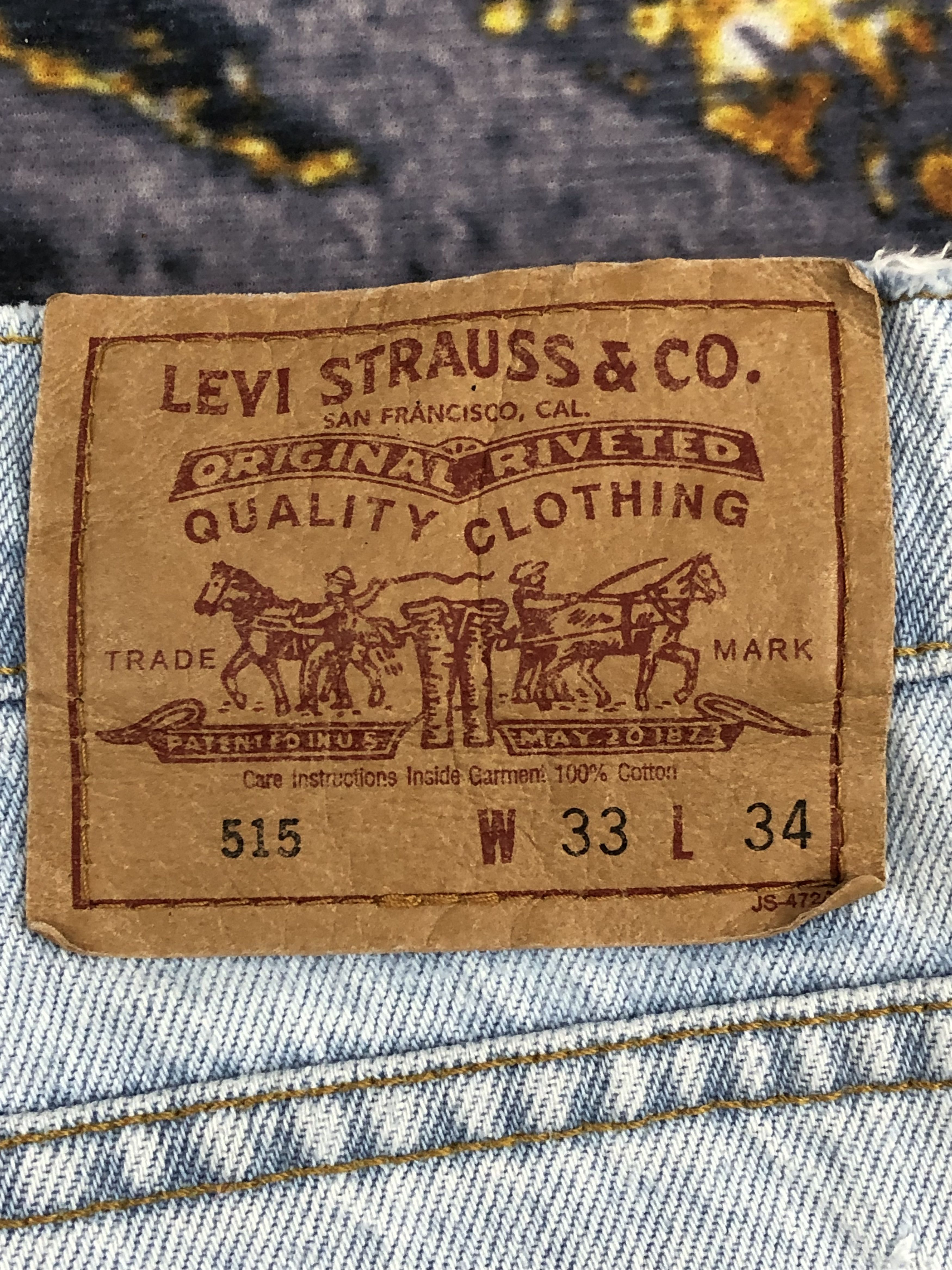 Levi's Vintage 90s Levis 515 Light Washed Jeans DPP0174 Size US 31 - 5 Thumbnail