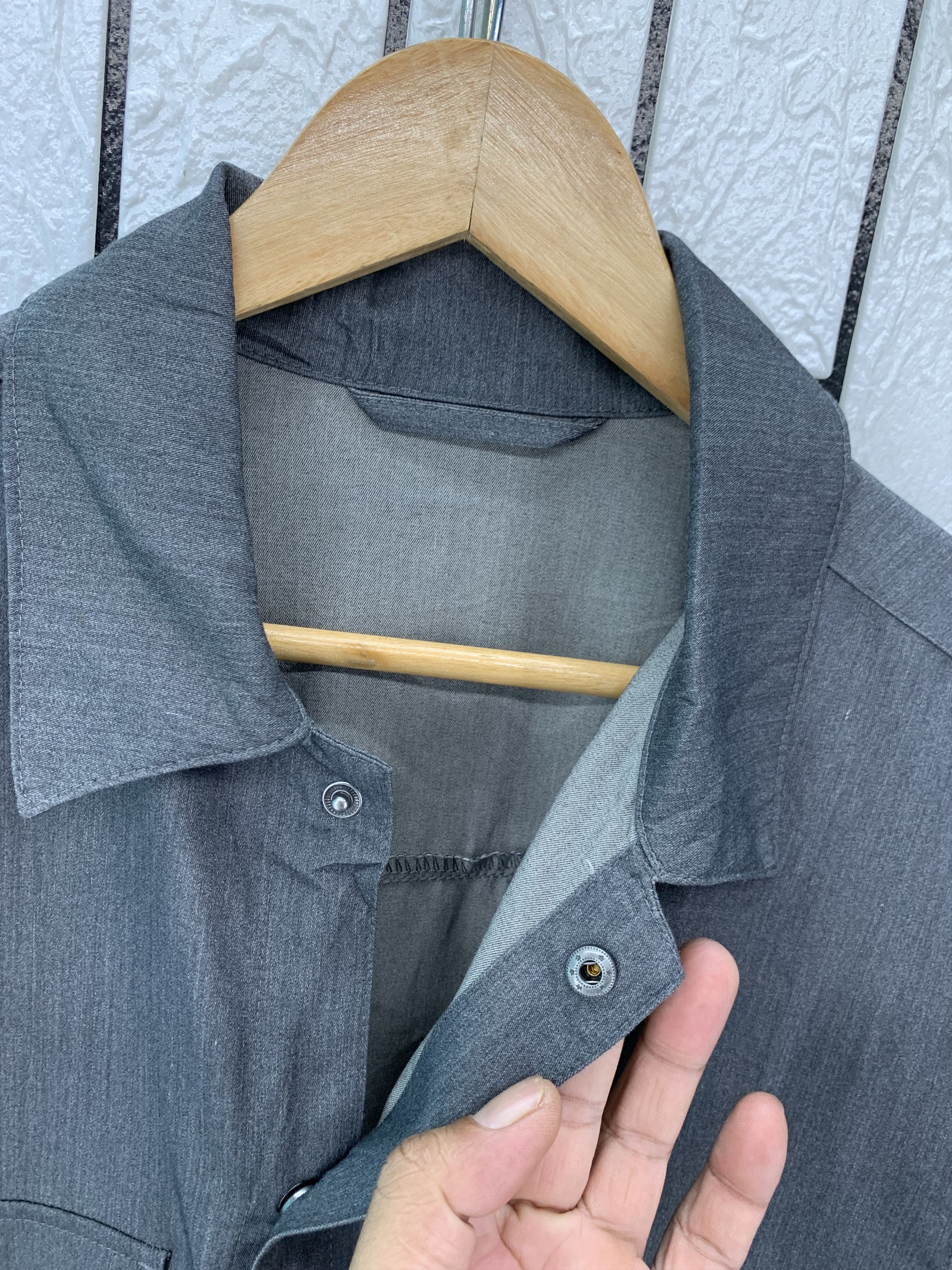 Japanese Brand Unknown Gray Soft lightweight jacket Size US M / EU 48-50 / 2 - 3 Thumbnail