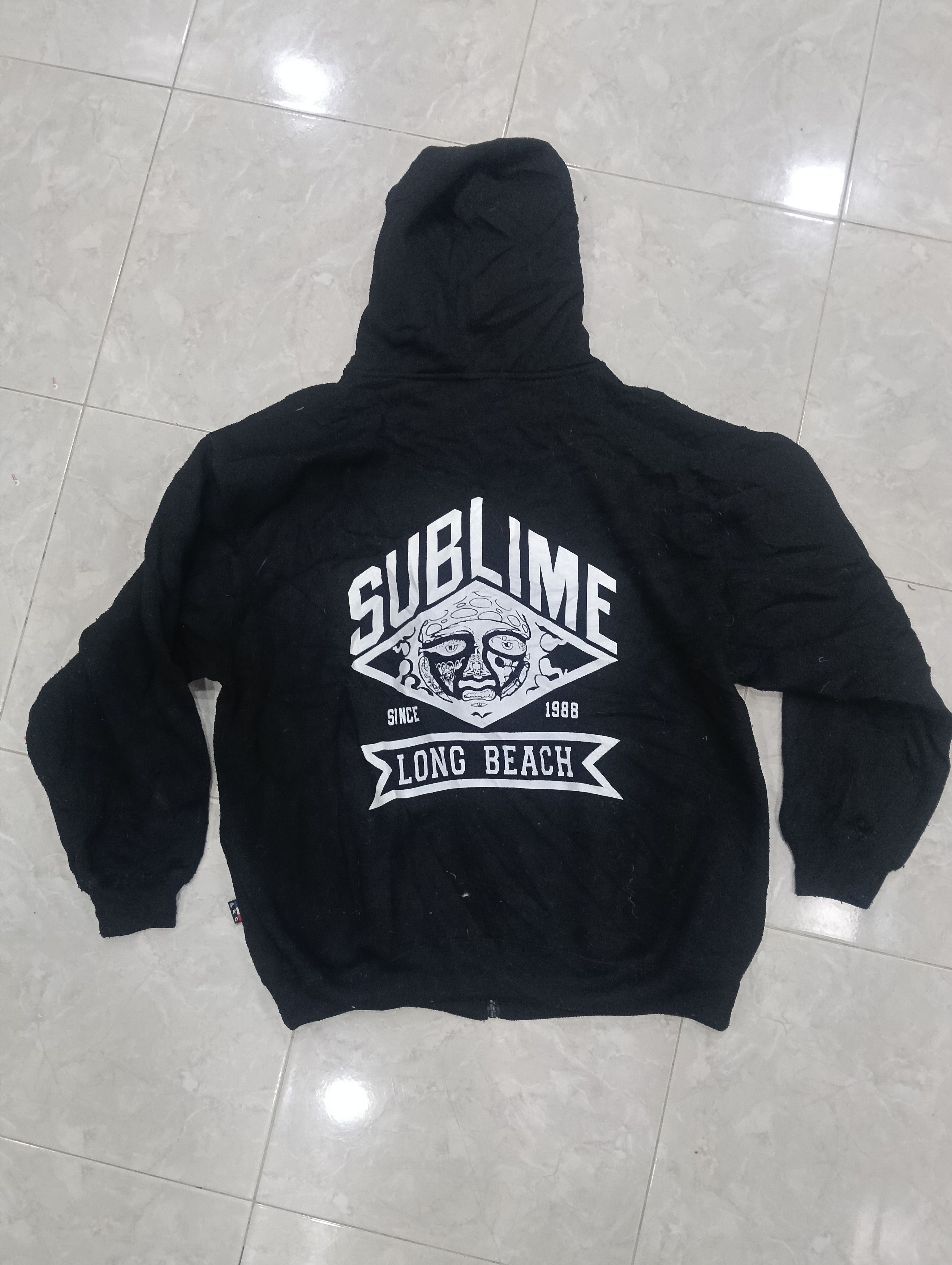 Band Tees Sublime Hooded Zipper Size US XL / EU 56 / 4 - 4 Thumbnail