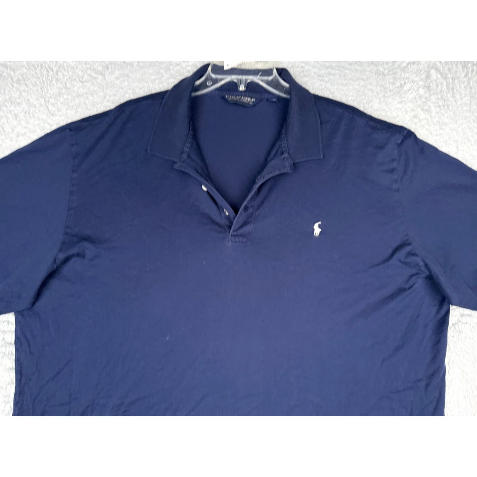 Ralph Lauren VINTAGE Ralph Lauren Polo Golf Shirt Men 2XL Blue 100% Cotton Polo Shirt Mens XL 2XL Classic Polo Golf Shirt Blue Polo Ralph Lauren Mens Shirt Size US XXL / EU 58 / 5 - 4 Thumbnail