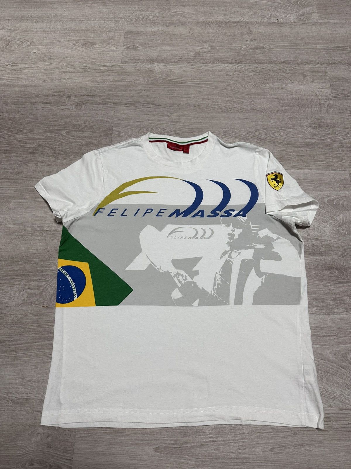 Ferrari × Puma Vintage T-shirt Scuderia Ferrari Felippe Massa Official Size US XL / EU 56 / 4 - 1 Thumbnail