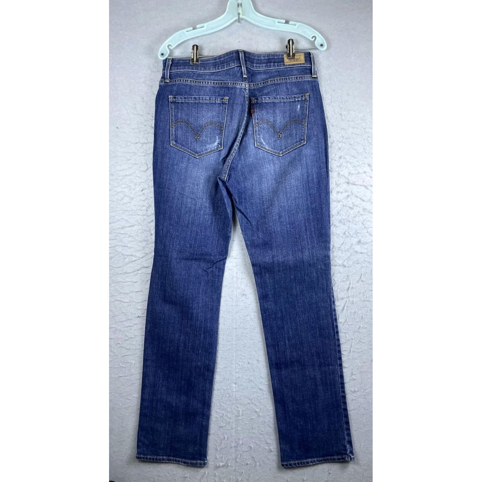 Levi's Levi's Jeans Women's 16 525 Perfect Waist Straight Leg Mid Rise Denim 36x30 Blue 5-Pocket Zipper Button Cotton Blend Spandex Jeans Size 38" / US 16 / IT 52 - 7 Thumbnail