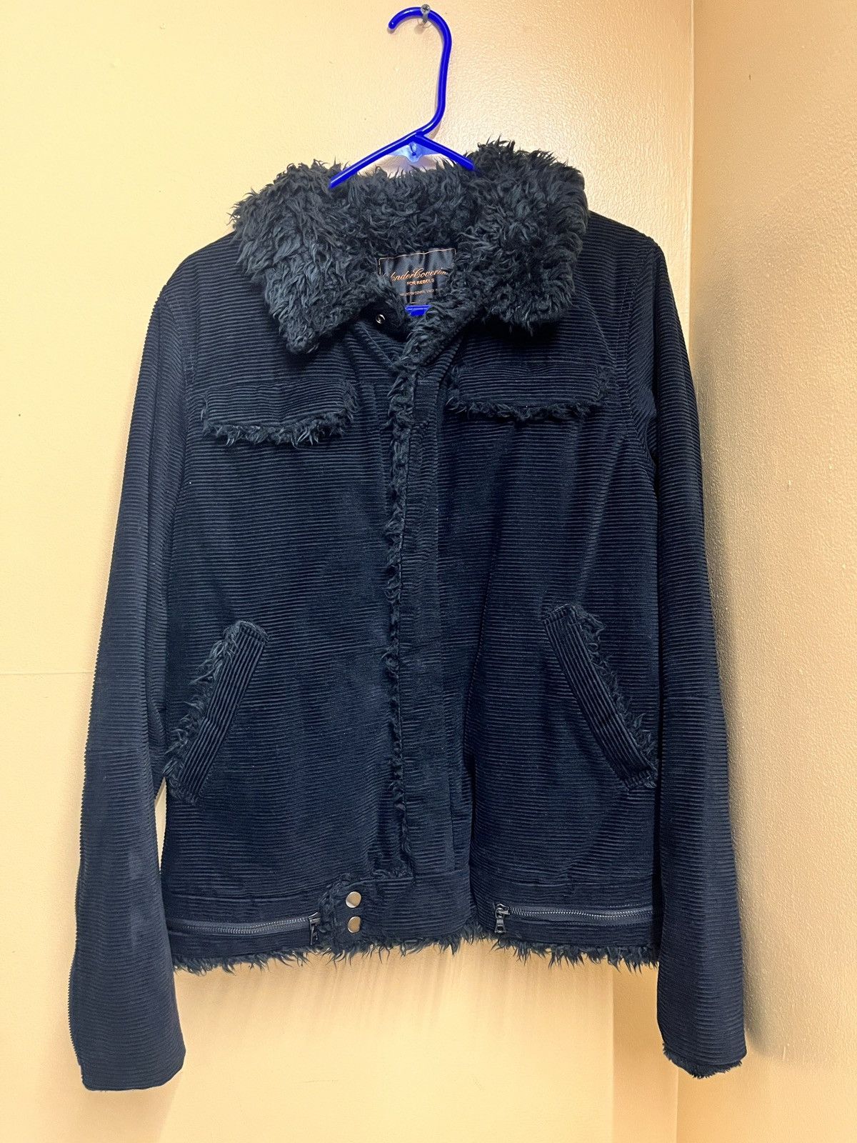 Undercover UNDERCOVER 06AW Insect embroidered corduroy zipper
