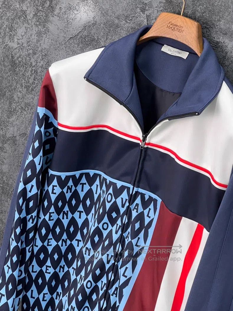 Valentino Valentino Color-blocked print casual jacket Size US XS / EU 42 / 0 - 5 Thumbnail