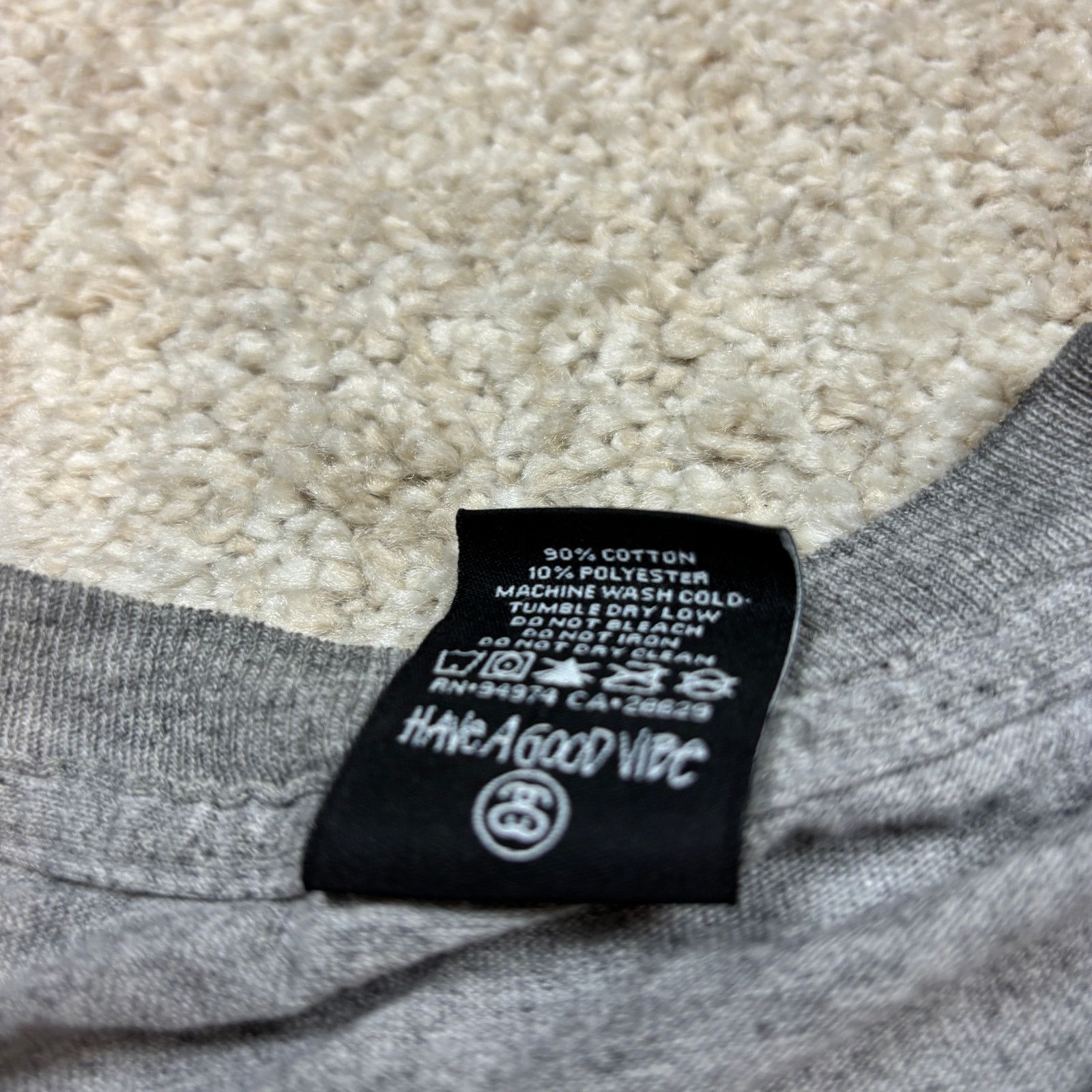Stussy Stussy Worldwide Short Sleeve Crew T Shirt Men's XL Size US XL / EU 56 / 4 - 7 Thumbnail