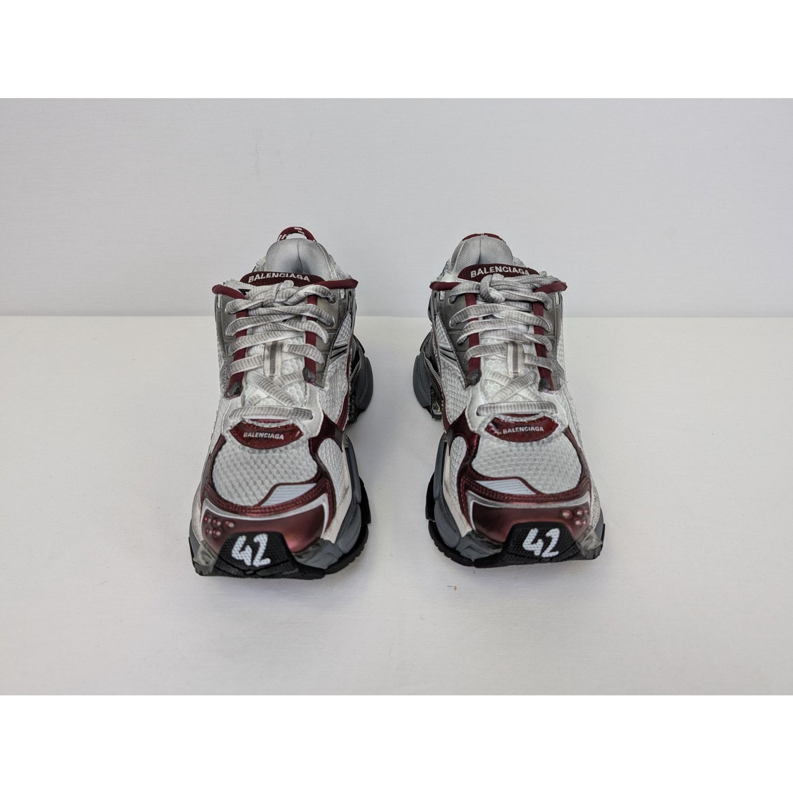 Balenciaga o1rshd1 Four Color Rubber Runners in Multicolor Size US 9 / EU 42 - 10 Thumbnail
