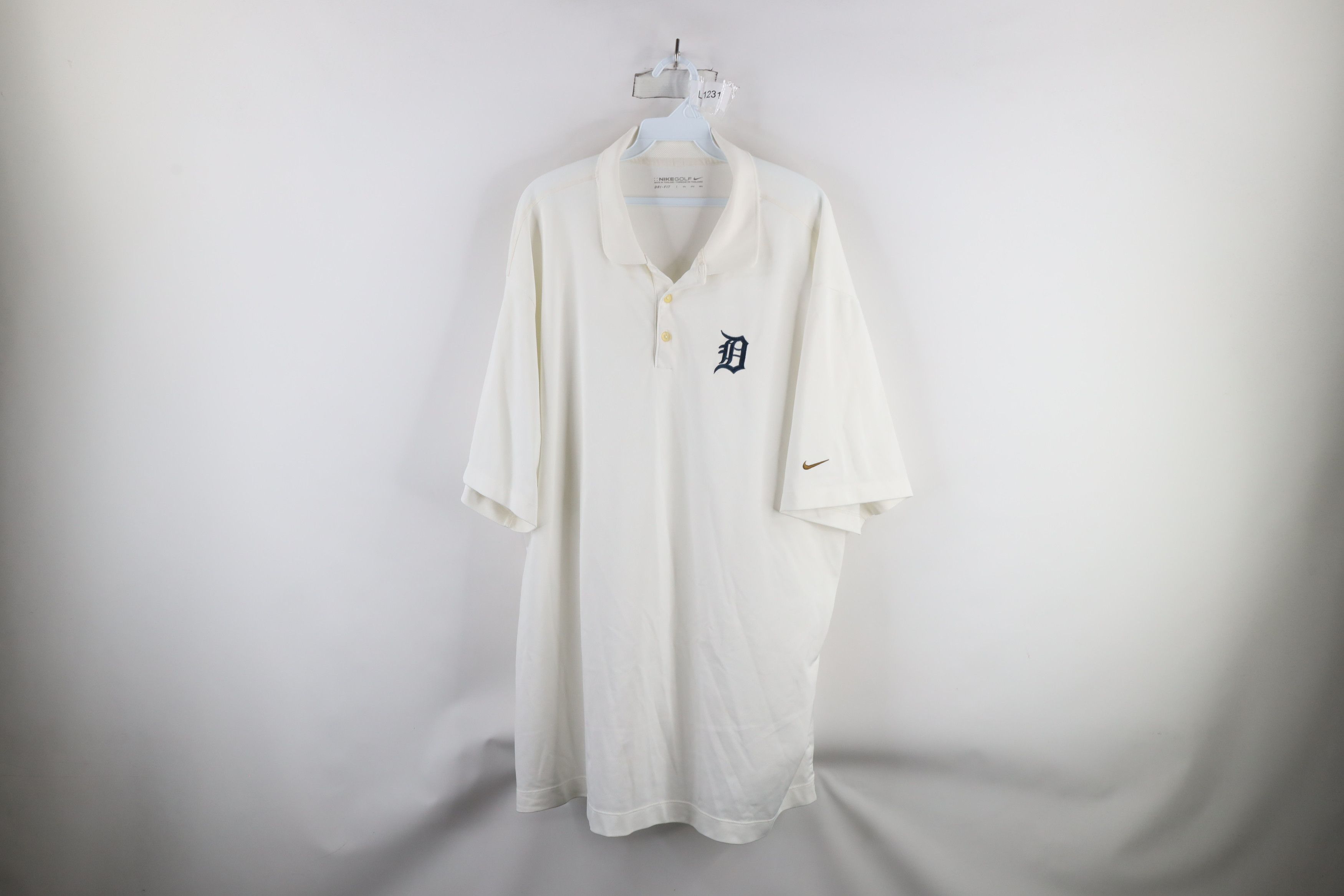 Nike × Vintage Nike Detroit Tigers Old English D Baseball Golf Polo Shirt Size US XXL / EU 58 / 5 - 1 Thumbnail
