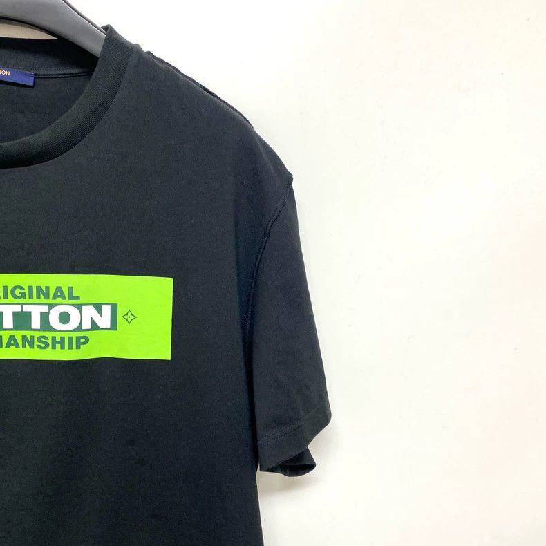 Louis Vuitton LOUIS VUITTON Green logo short sleeve Size US XXL / EU 58 / 5 - 5 Thumbnail