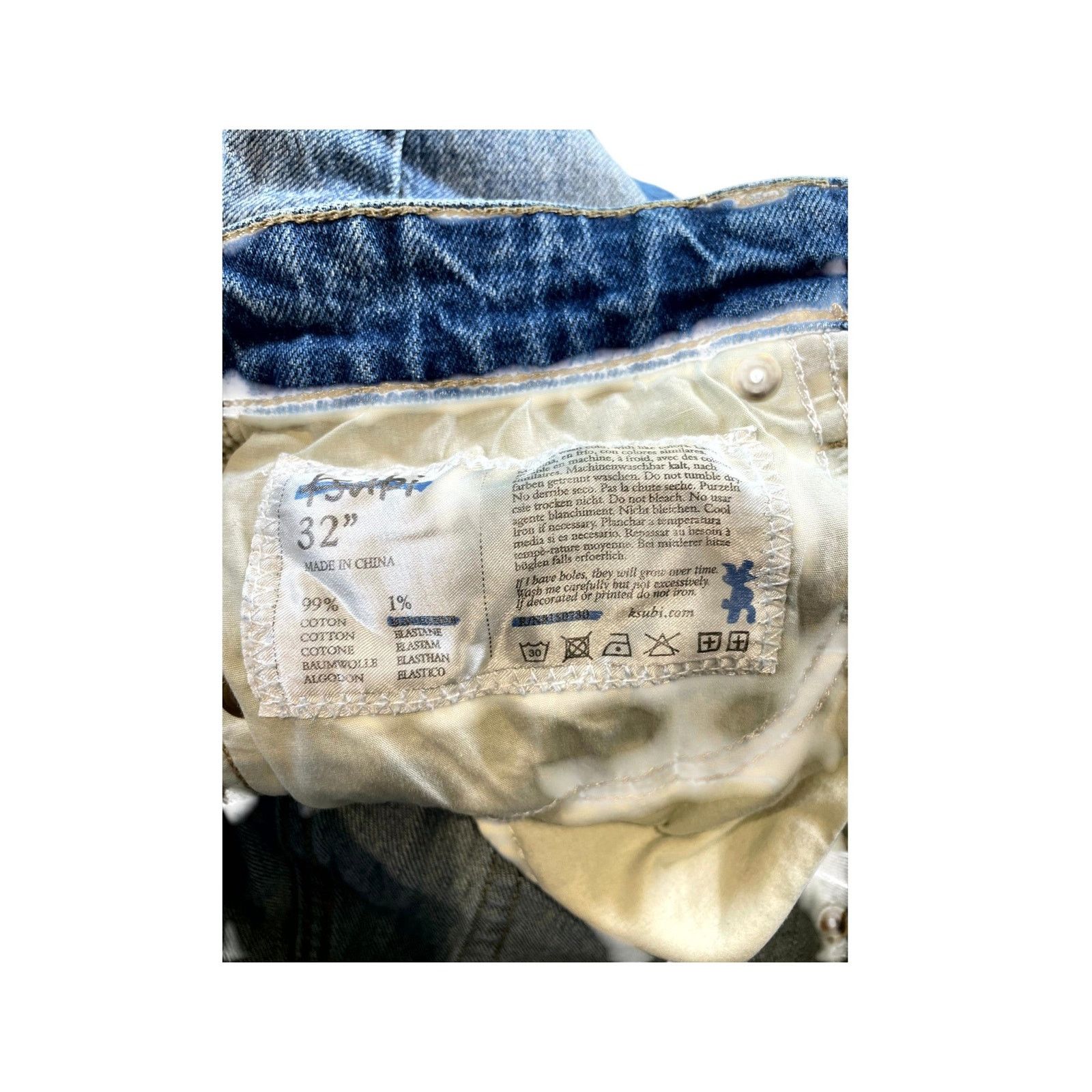 Ksubi Ksubi Light Wash Jeans Size US 32 / EU 48 - 4 Thumbnail