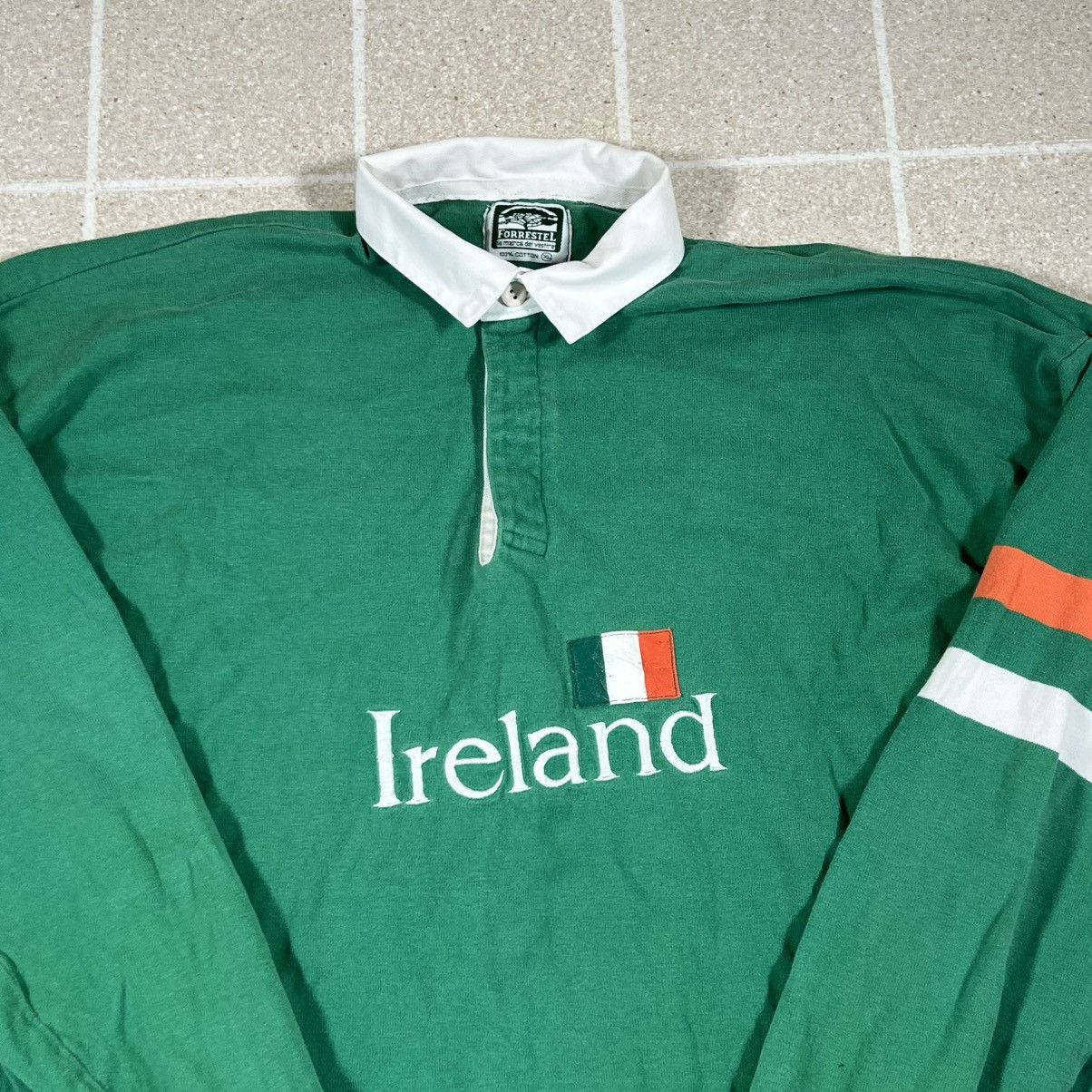 Other Vintage Forrestel XL Polo Rugby Shirt Ireland Long Sleeve Size US XL / EU 56 / 4 - 2 Thumbnail