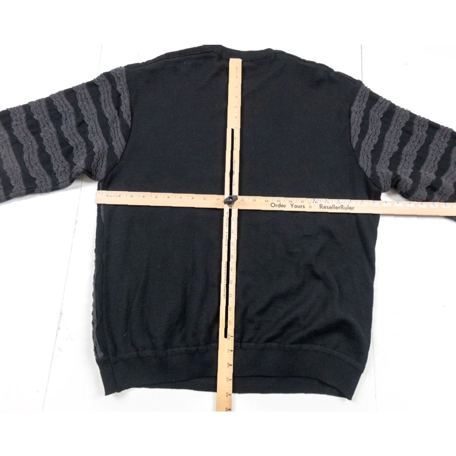 Vintage VINTAGE Torras Mens Sweater Pullover Crewneck Wool Blend Long Sleeve All Seasons 46 Black Size US XXL / EU 58 / 5 - 6 Thumbnail