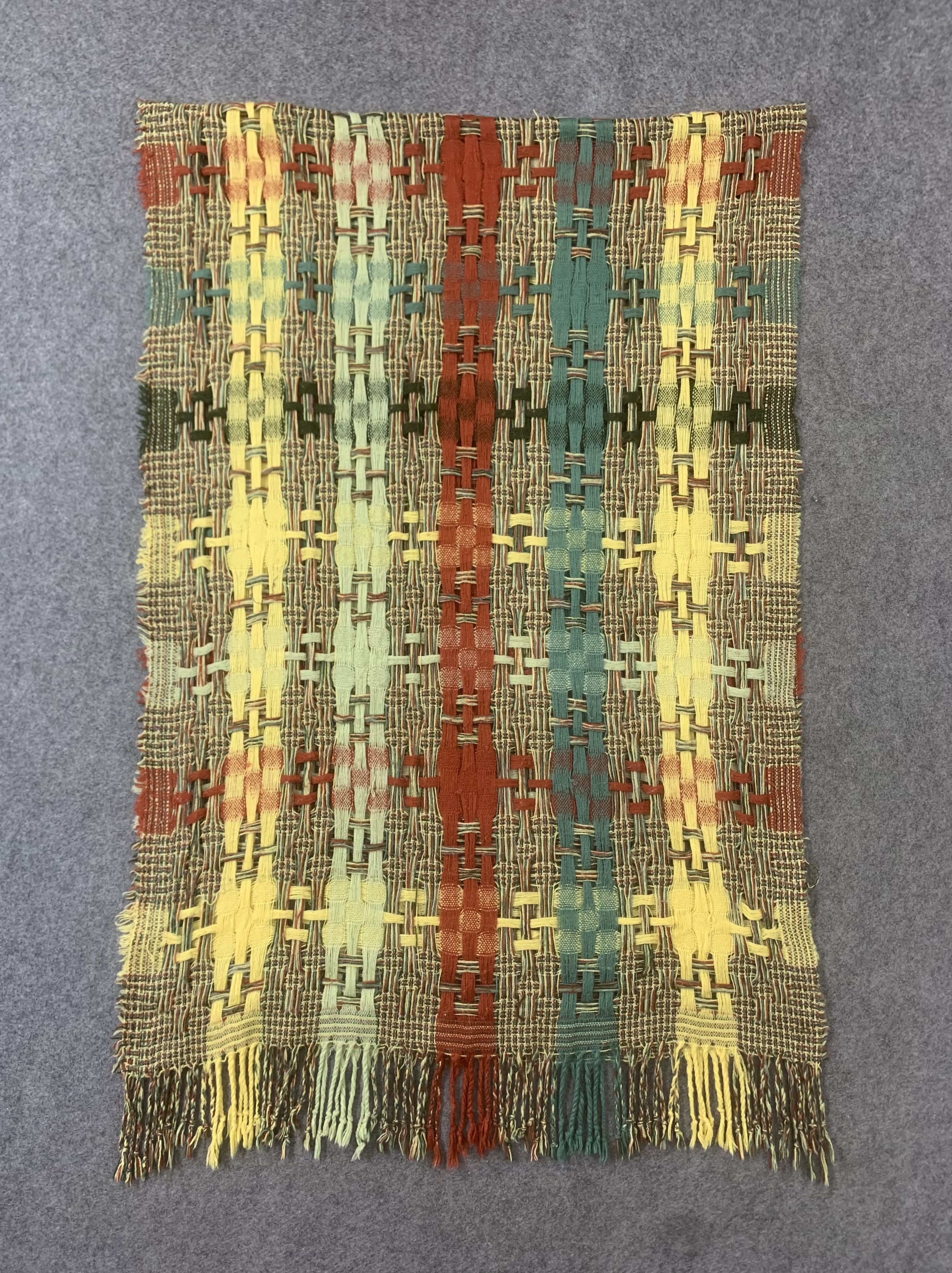 Vintage Vintage Scarf Wool Muffler Neck Wrap BL9284 Size ONE SIZE - 3 Thumbnail