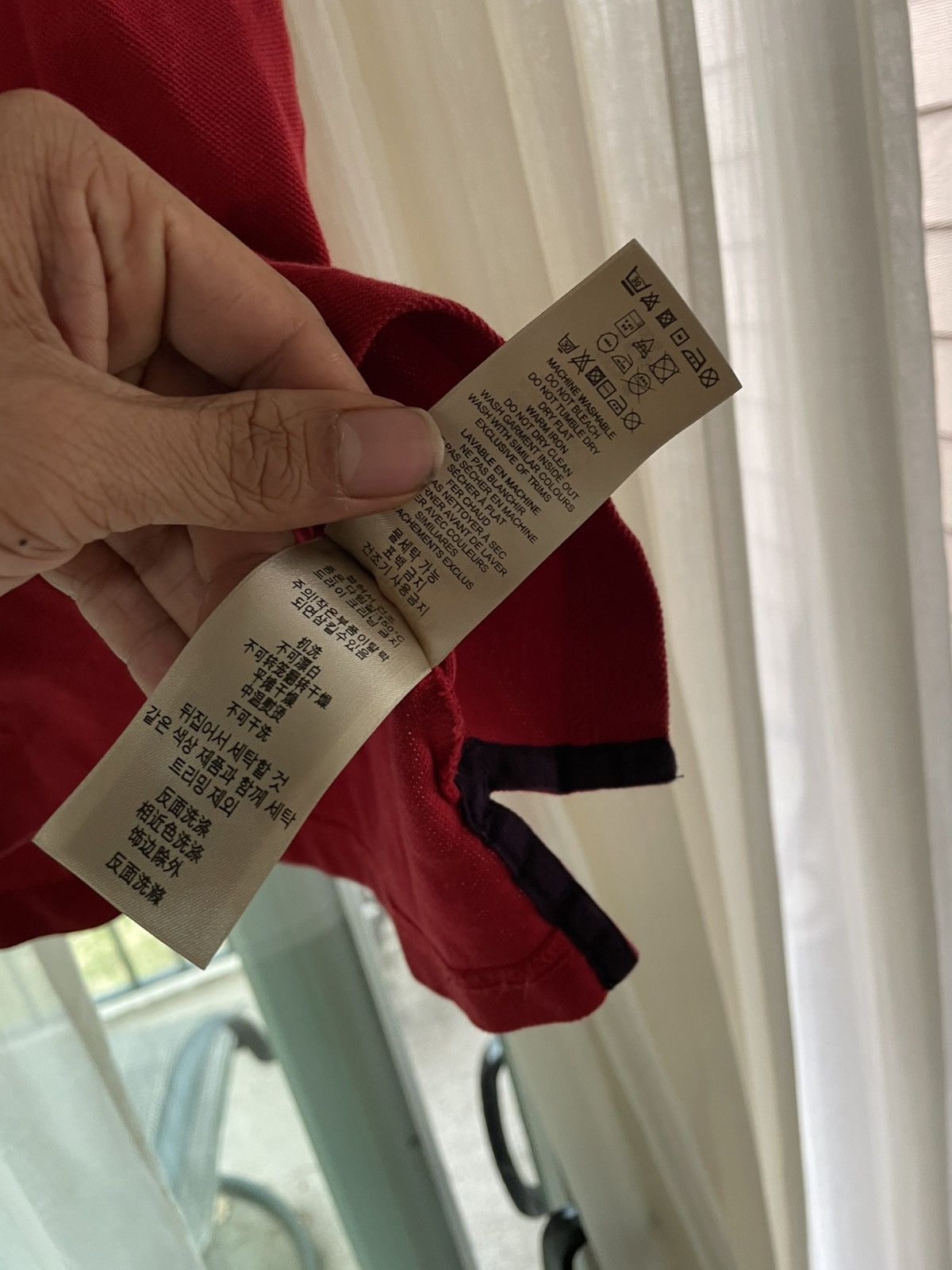 Burberry Burberry Red Polo Size US S / EU 44-46 / 1 - 6 Thumbnail